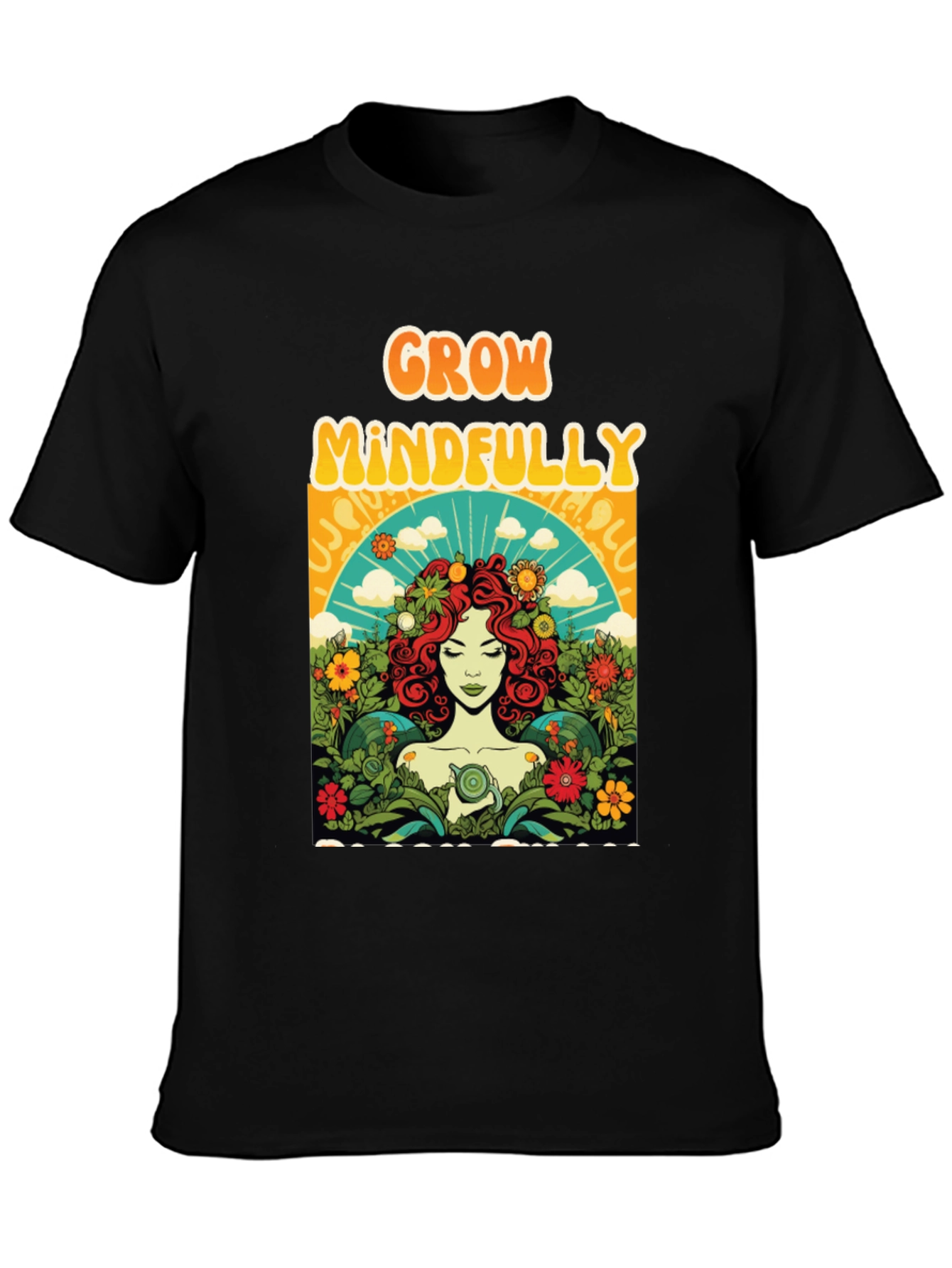 Grow Mindfully Graphic T-Shirt
