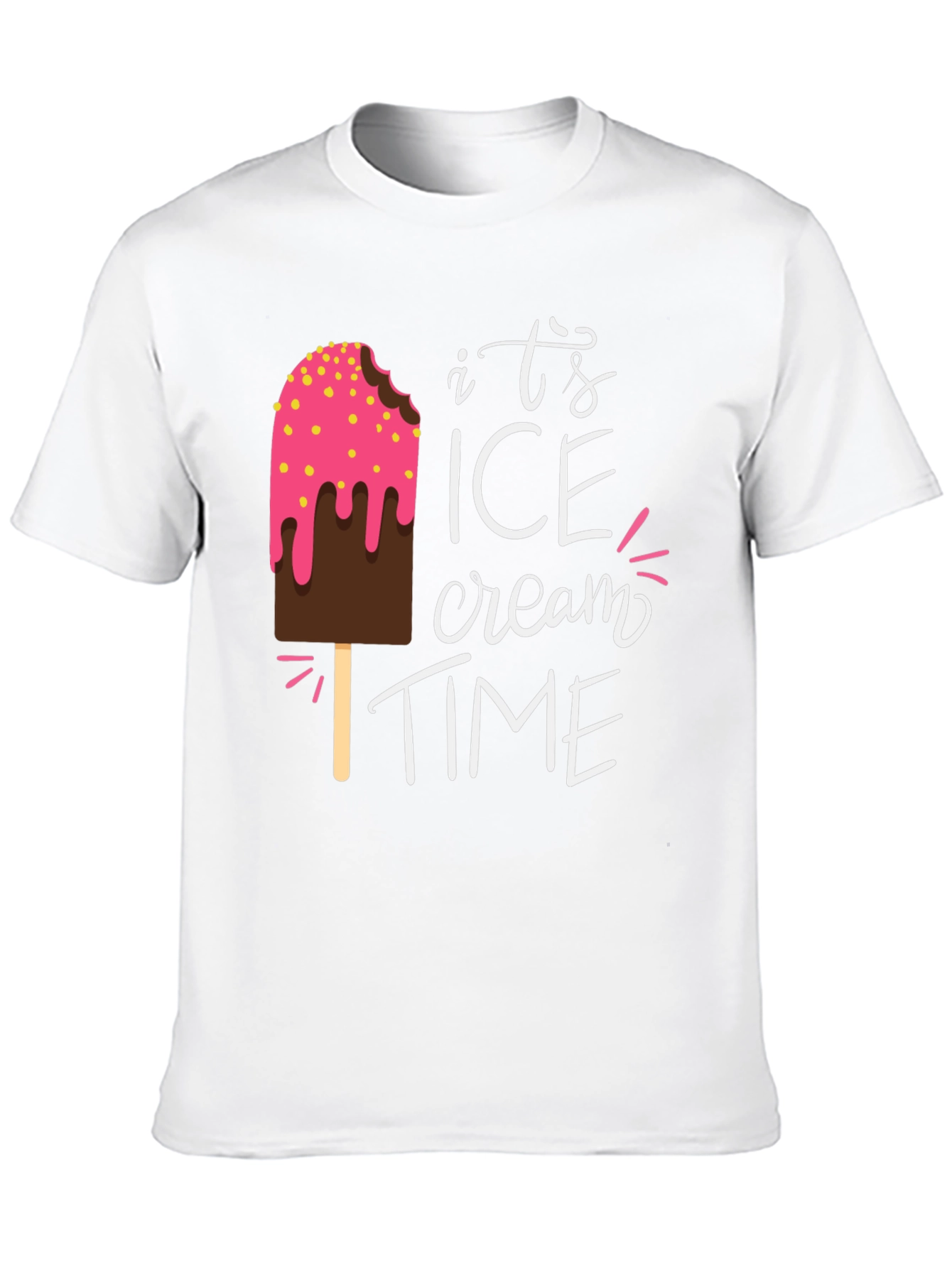 Its Ice Cream Time Graphic T-Shirt