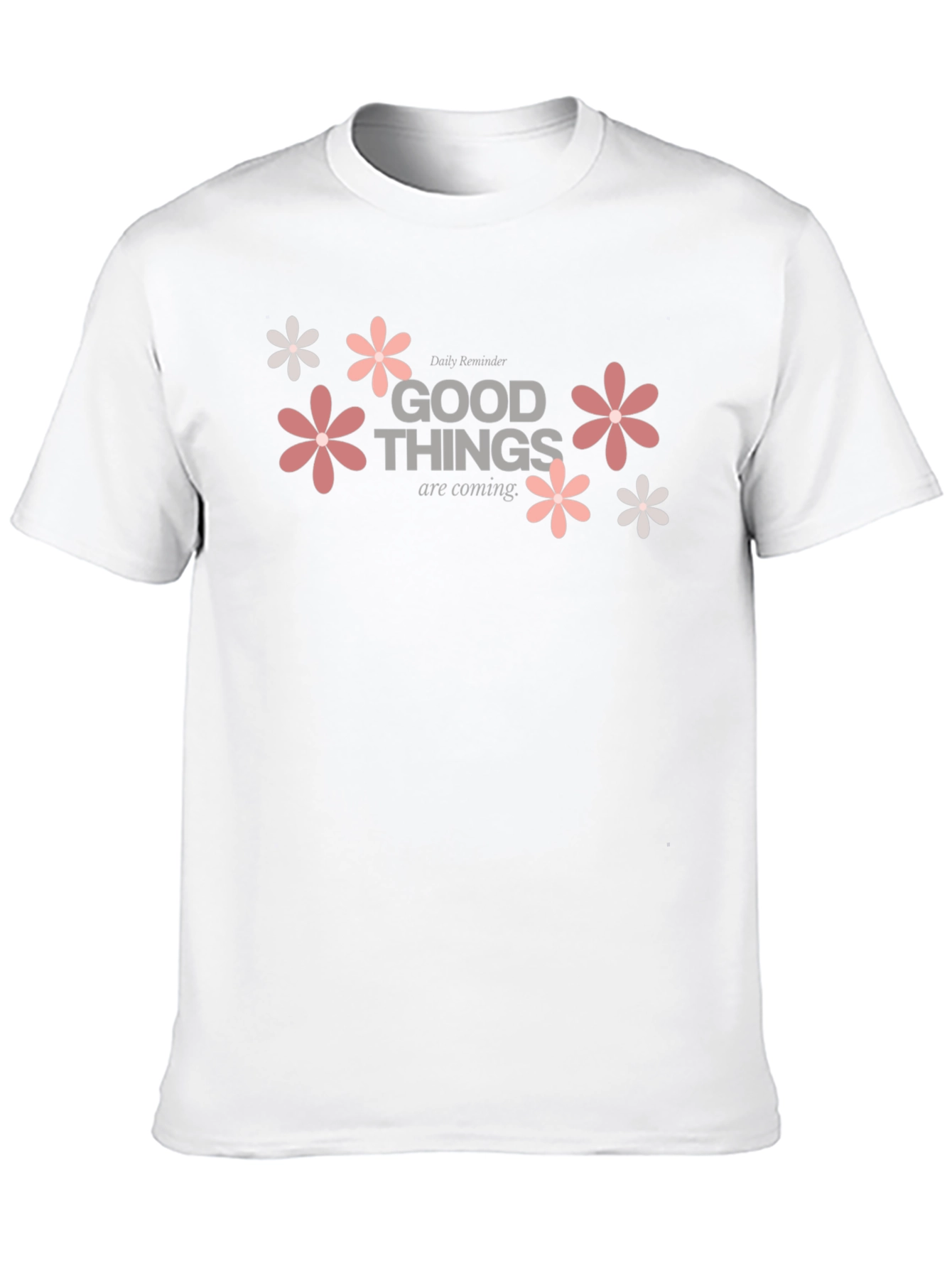 Good Things Coming Floral Graphic Tee - Black