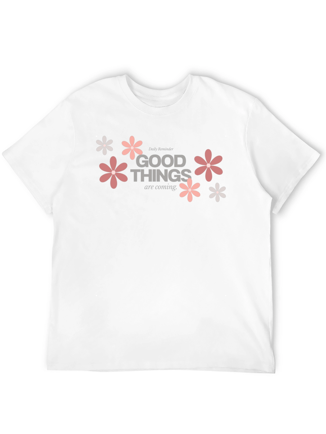 Good Things Coming Floral Graphic Tee - Black
