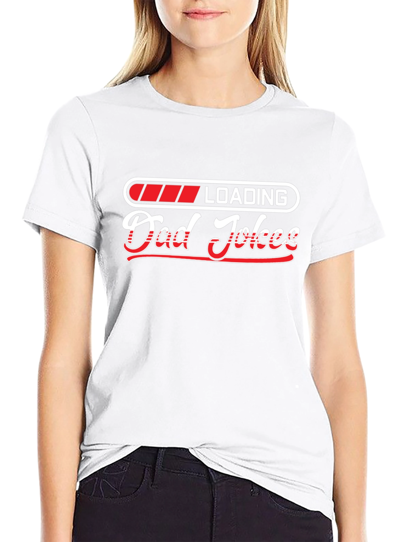 Dad Jokes Loading T-Shirt - Funny Fathers Day Tee