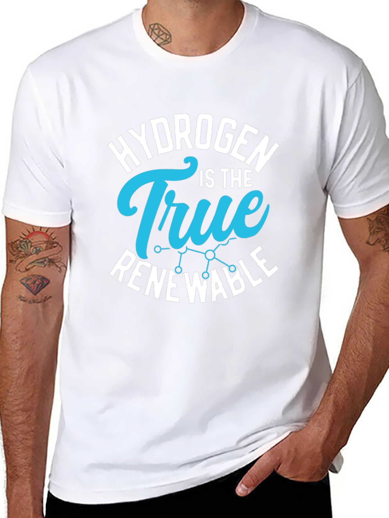 Hydrogen Renewable Energy Graphic T-Shirt