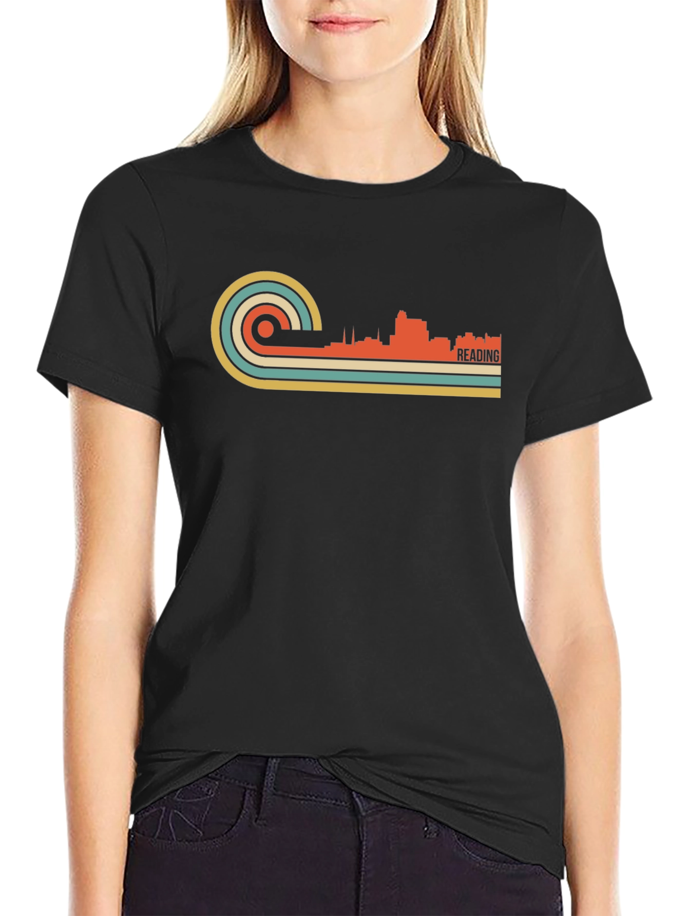 Retro Reading Skyline T-Shirt