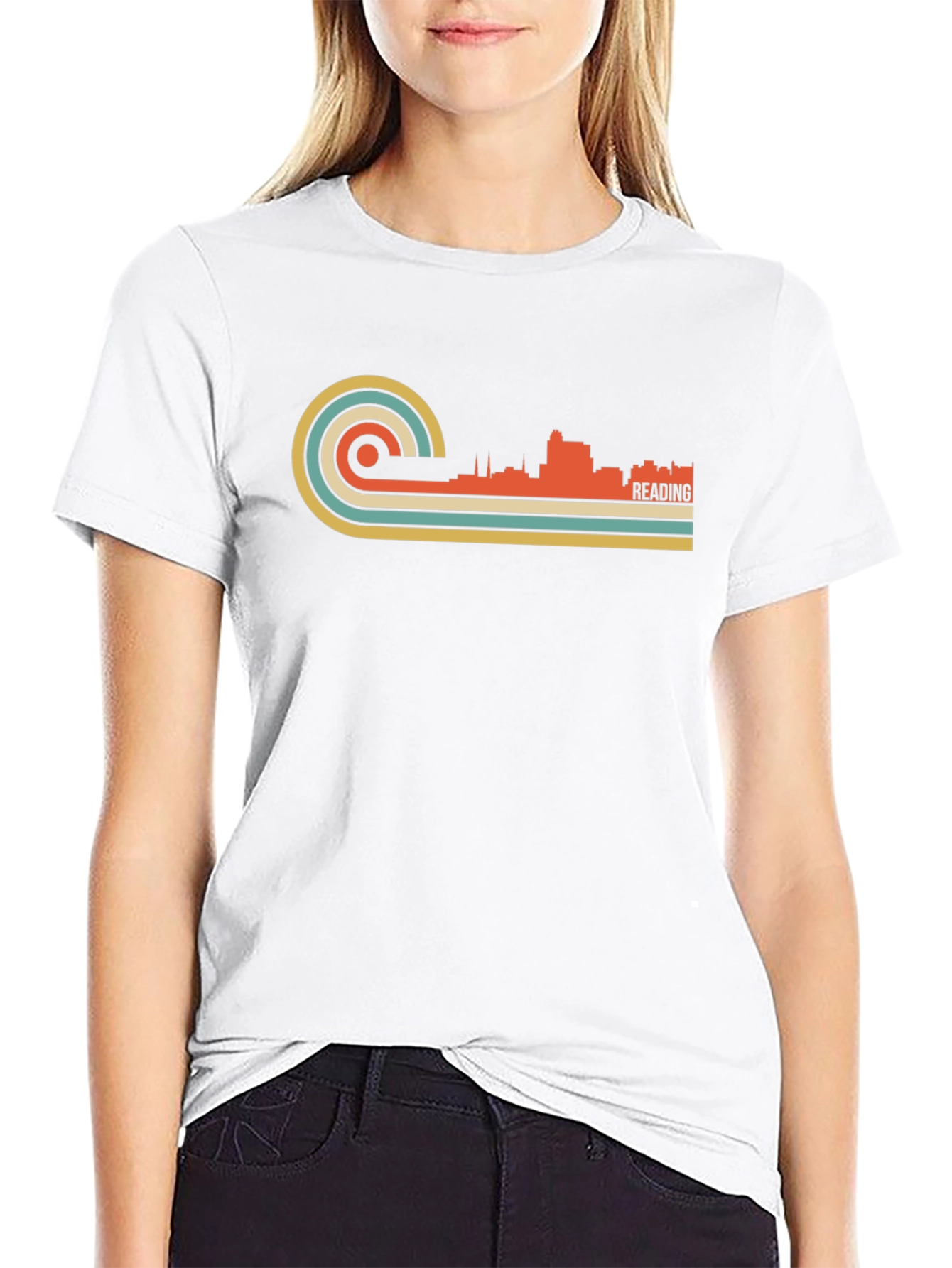 Retro Reading Skyline T-Shirt