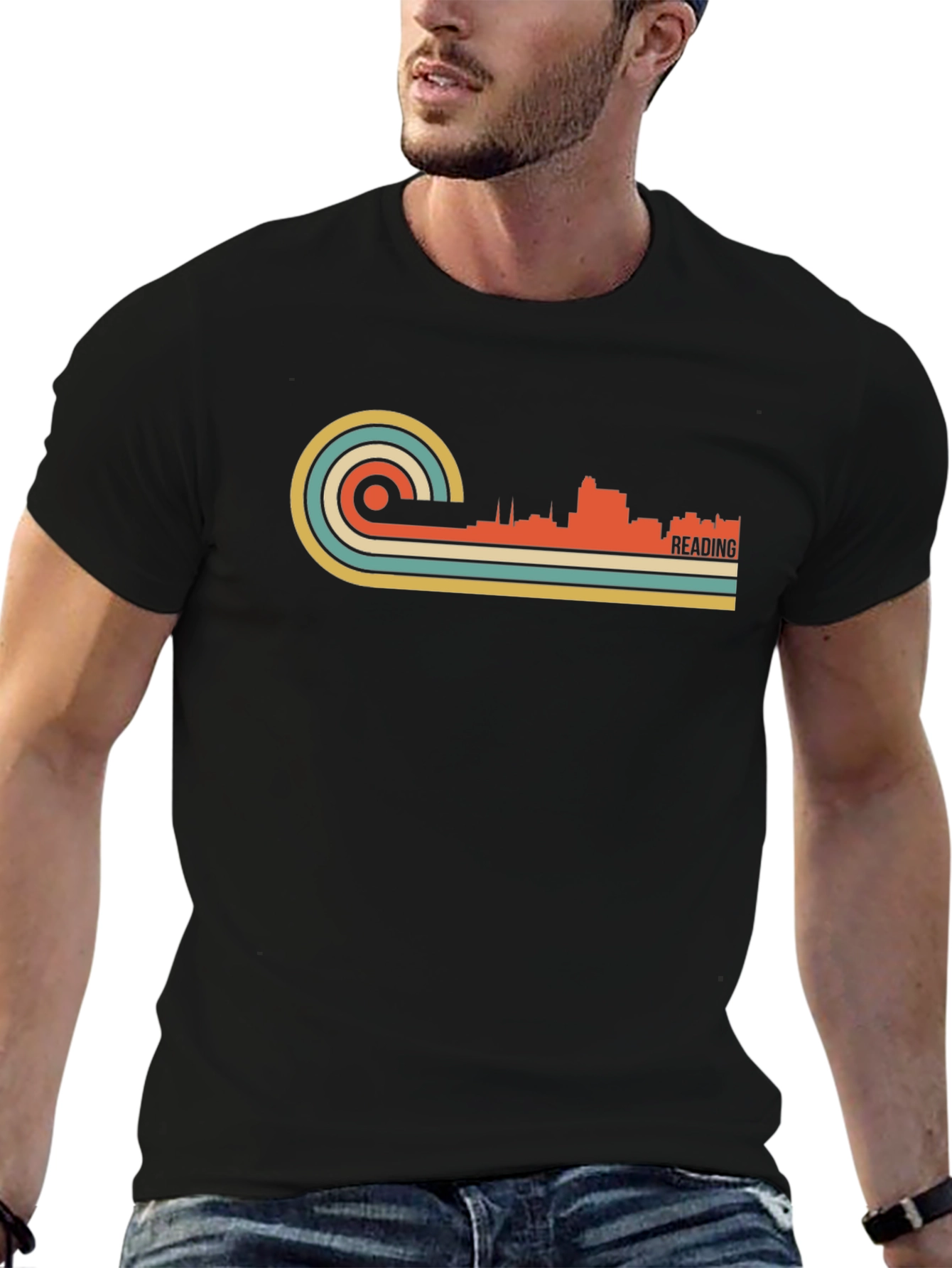 Retro Reading Skyline T-Shirt