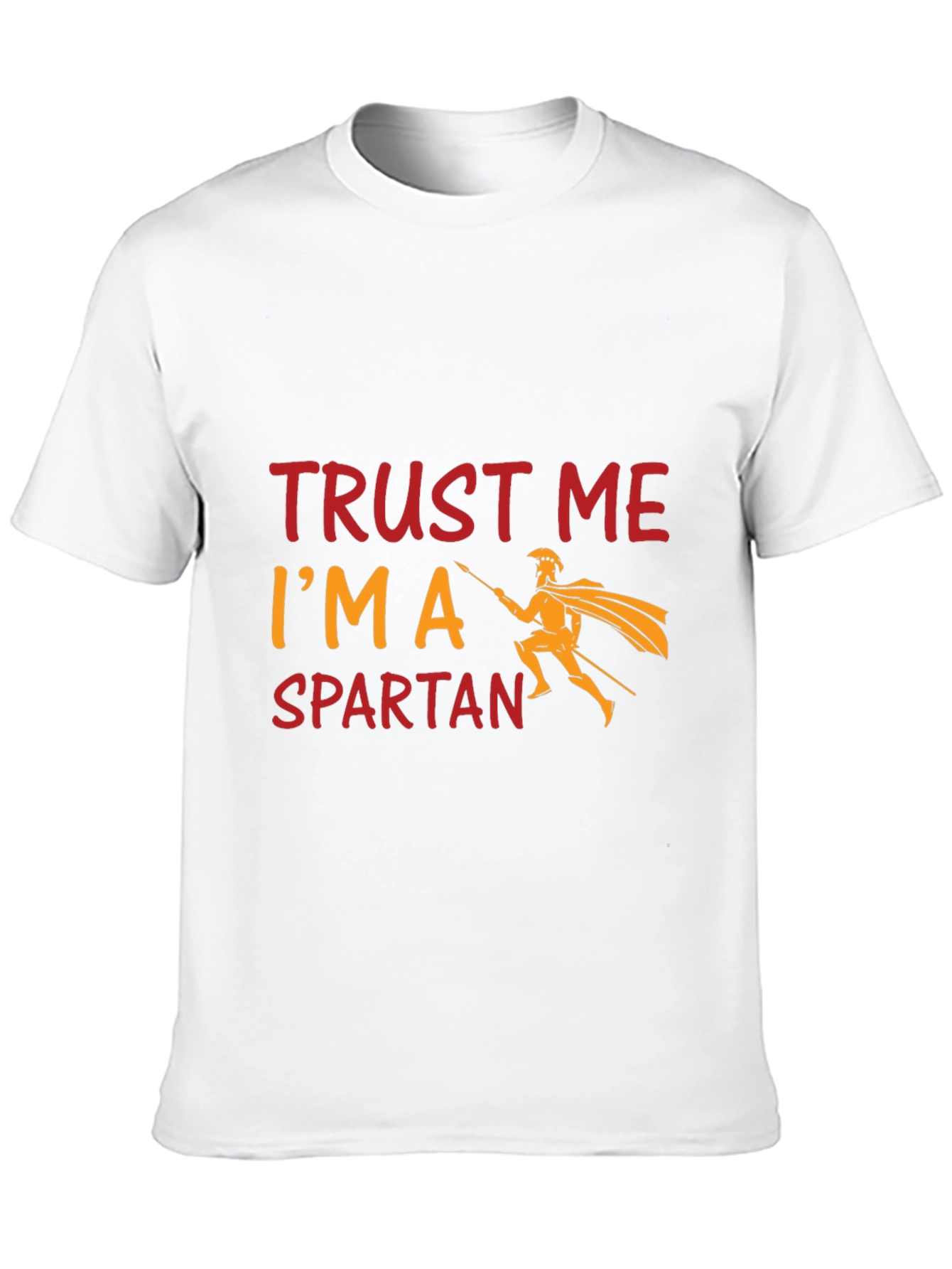 Trust Me Im a Spartan Black T-Shirt