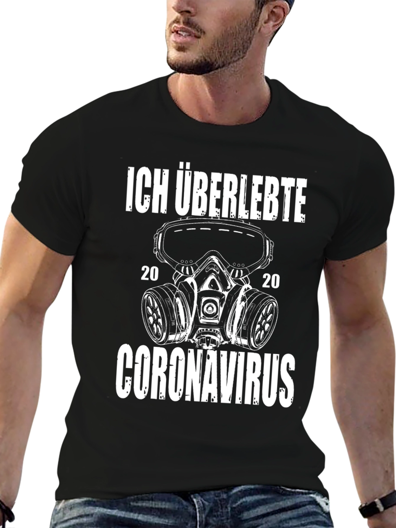 I Survived Coronavirus T-Shirt - Black