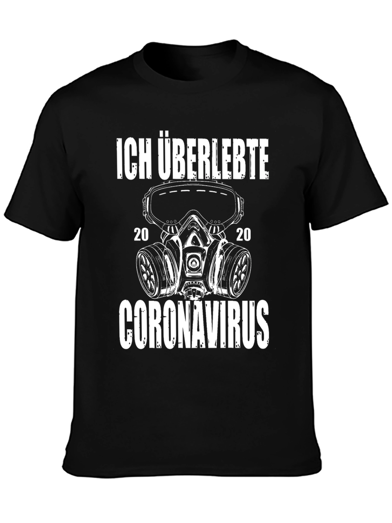I Survived Coronavirus T-Shirt - Black