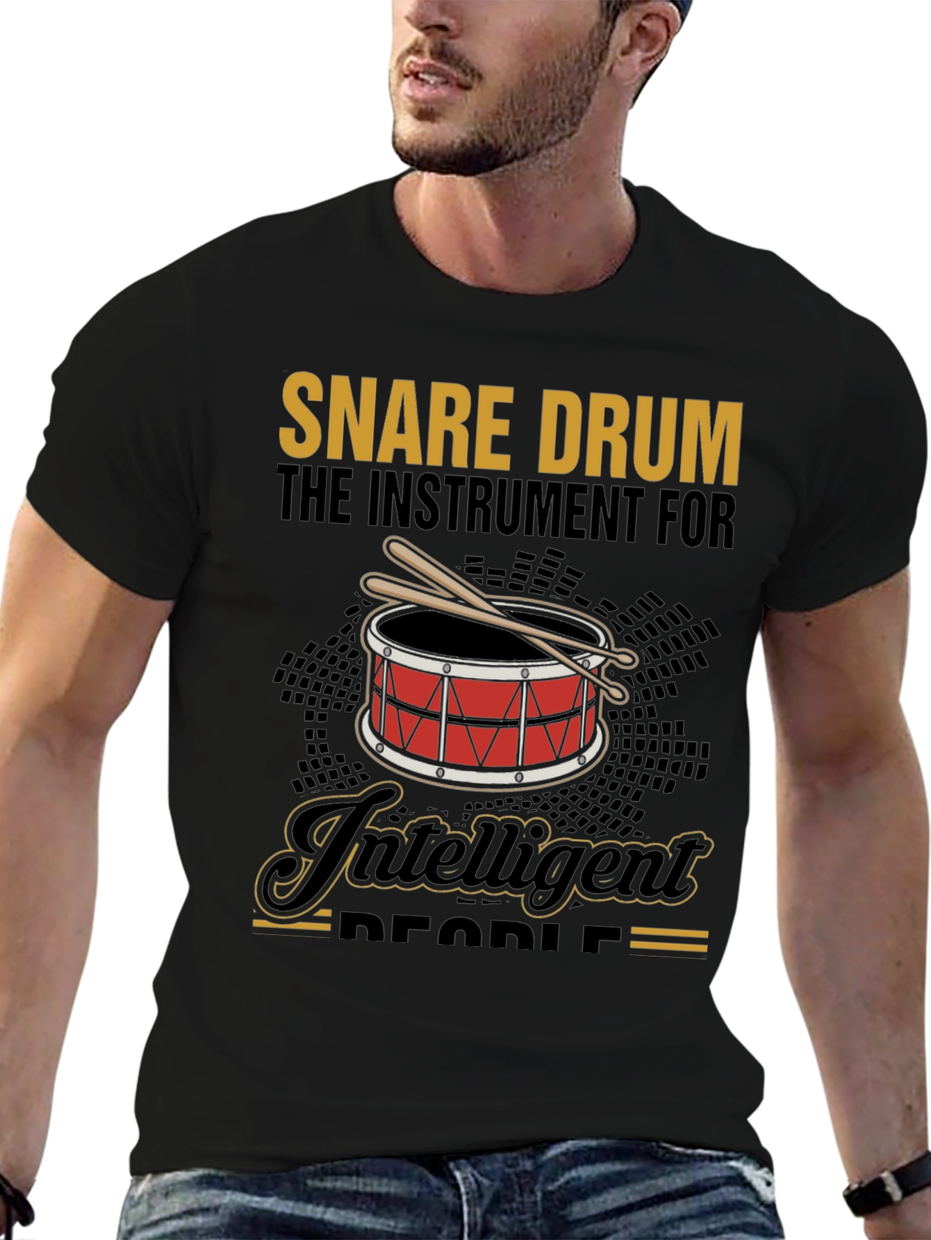Snare Drum Intelligent People Graphic T-Shirt