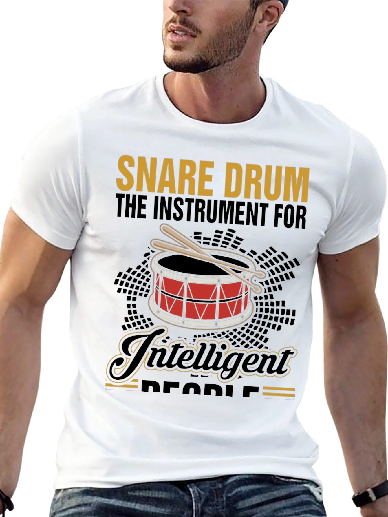 Snare Drum Intelligent People Graphic T-Shirt