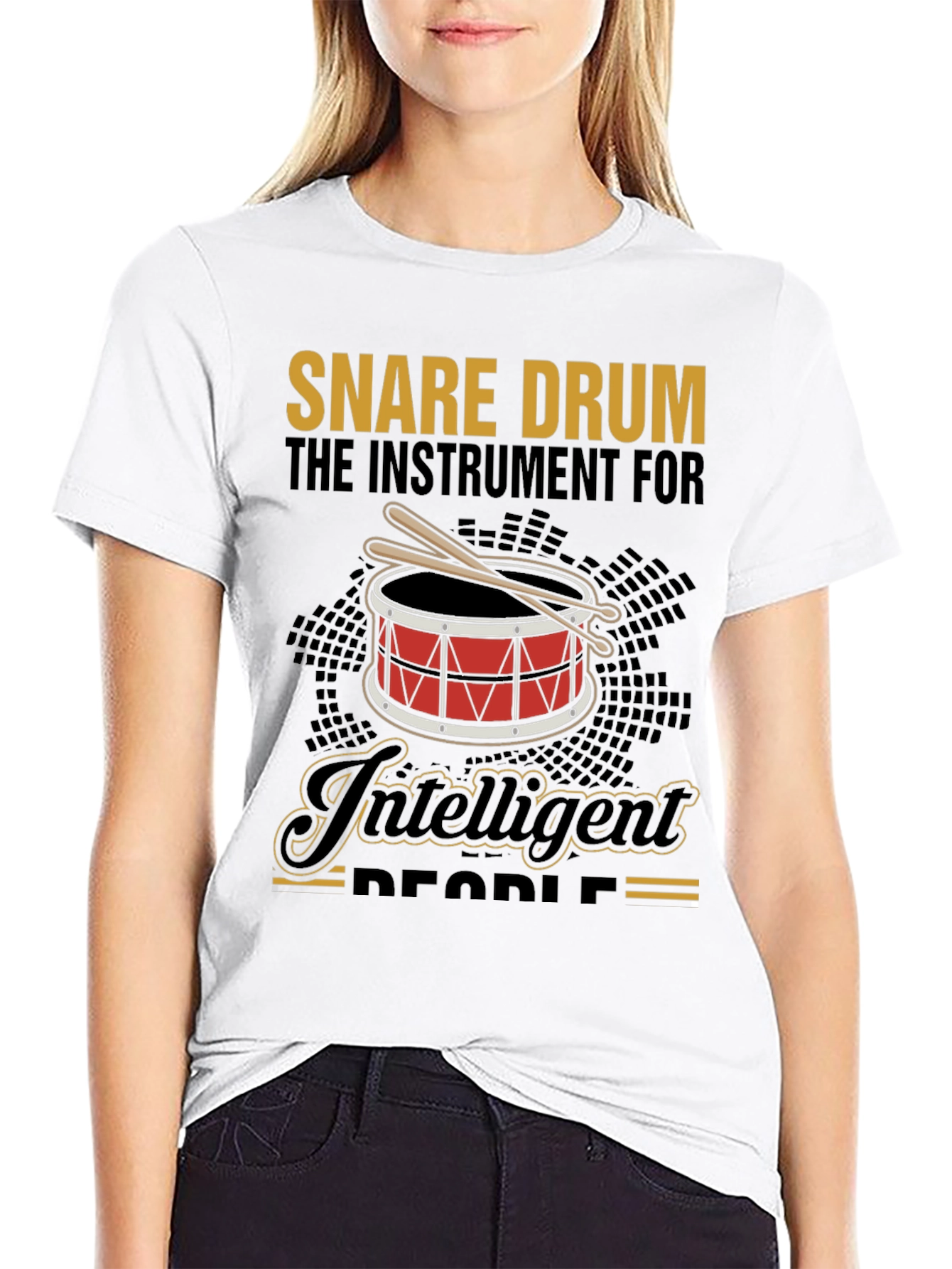 Snare Drum Intelligent People Graphic T-Shirt
