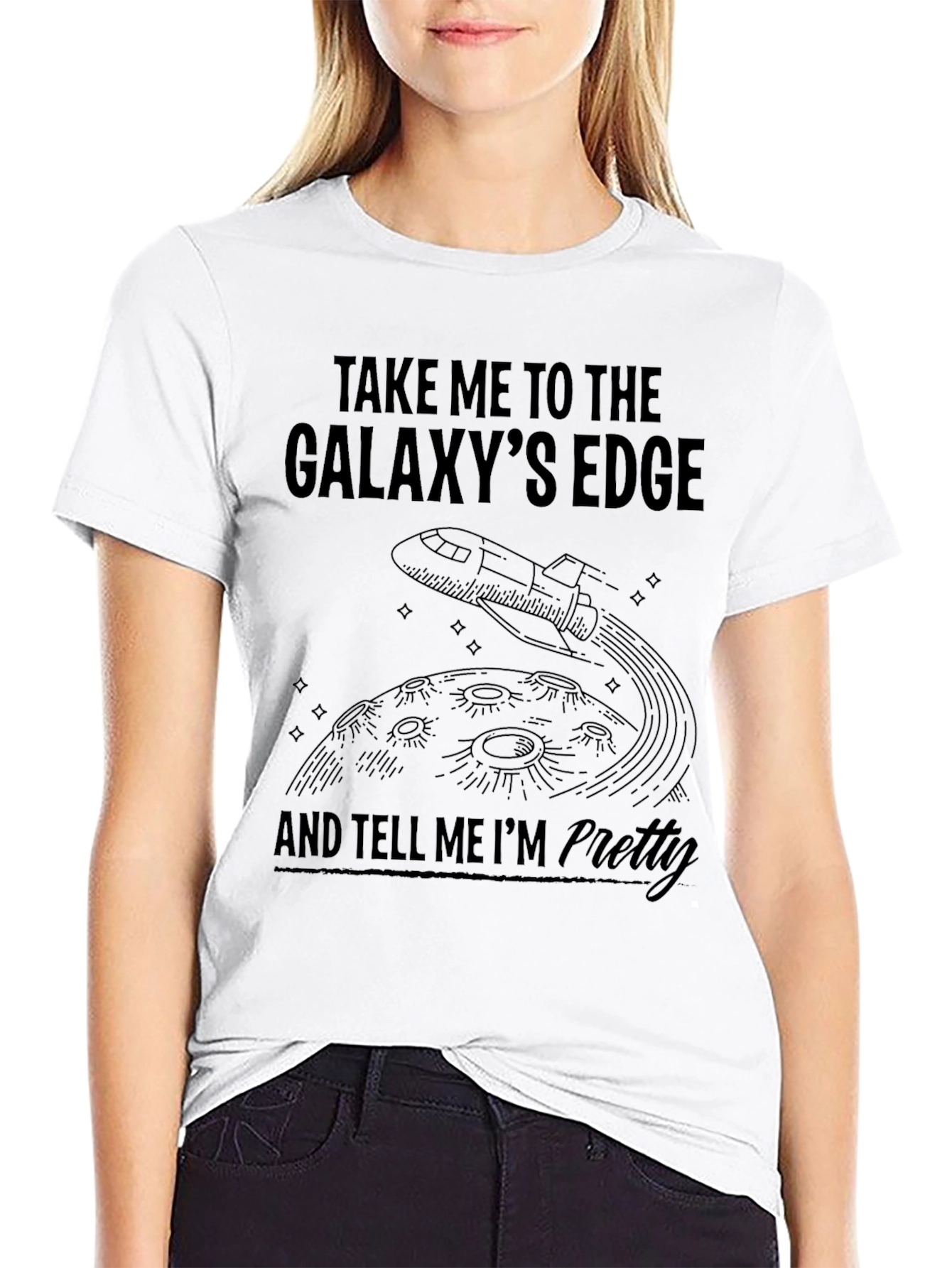 Galaxys Edge T-Shirt - Humorous Space Tee