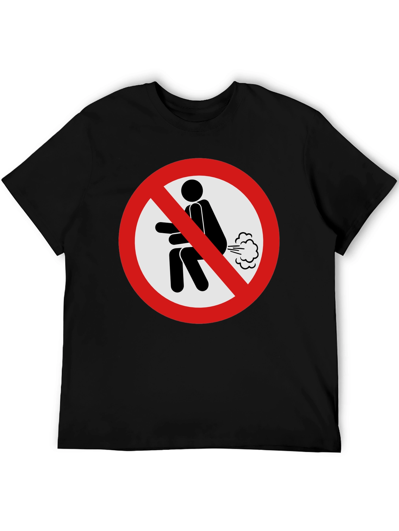 Funny No Farting Symbol T-Shirt