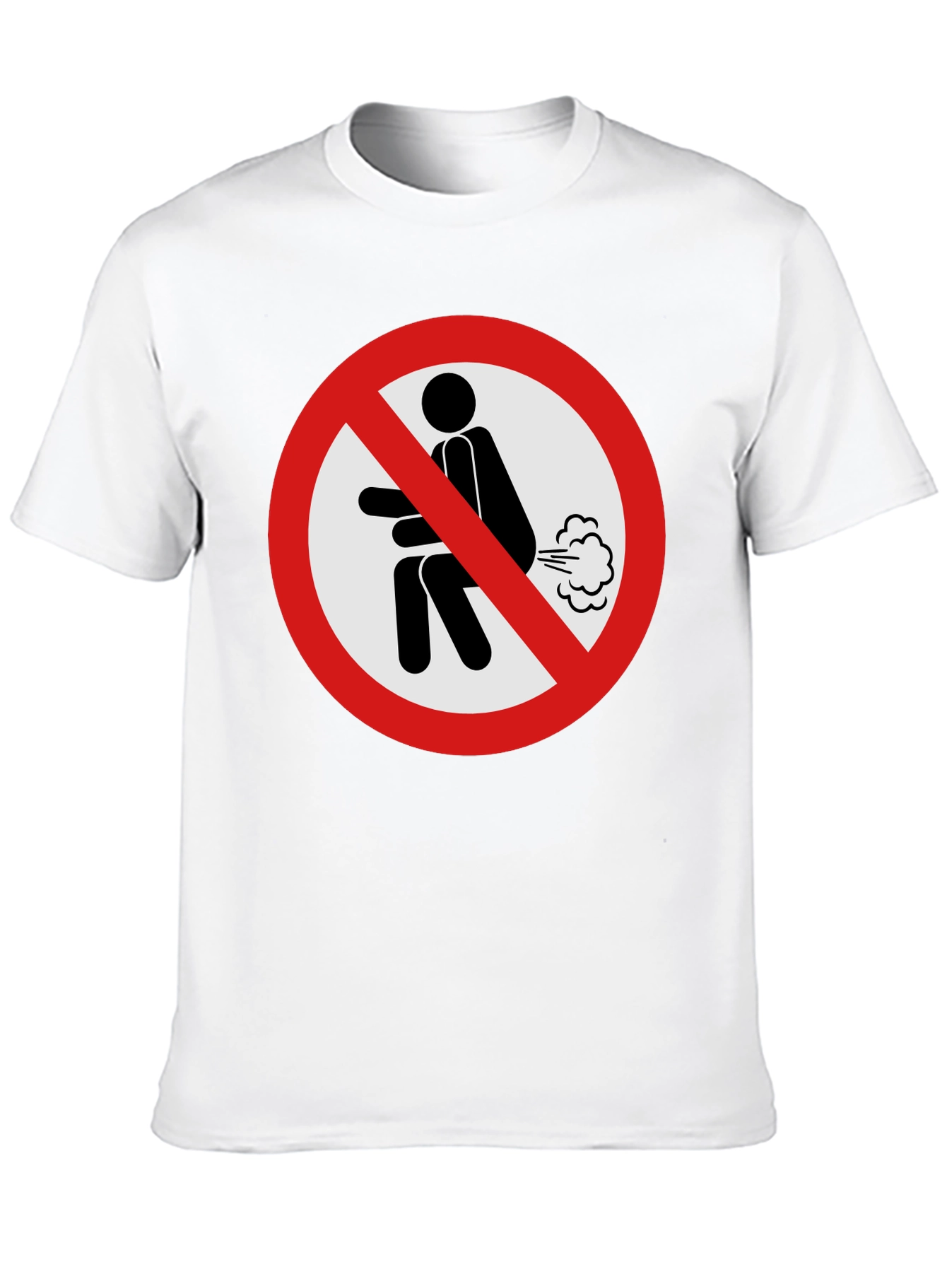 Funny No Farting Symbol T-Shirt
