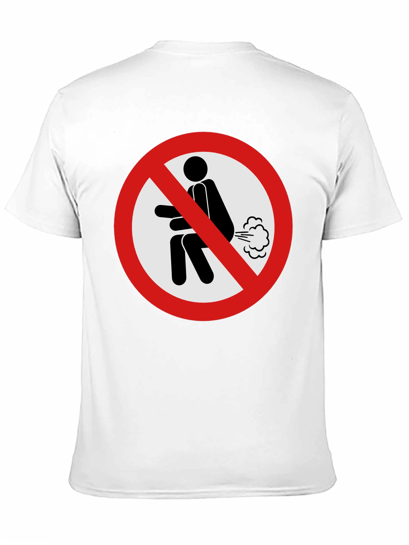 Funny No Farting Symbol T-Shirt