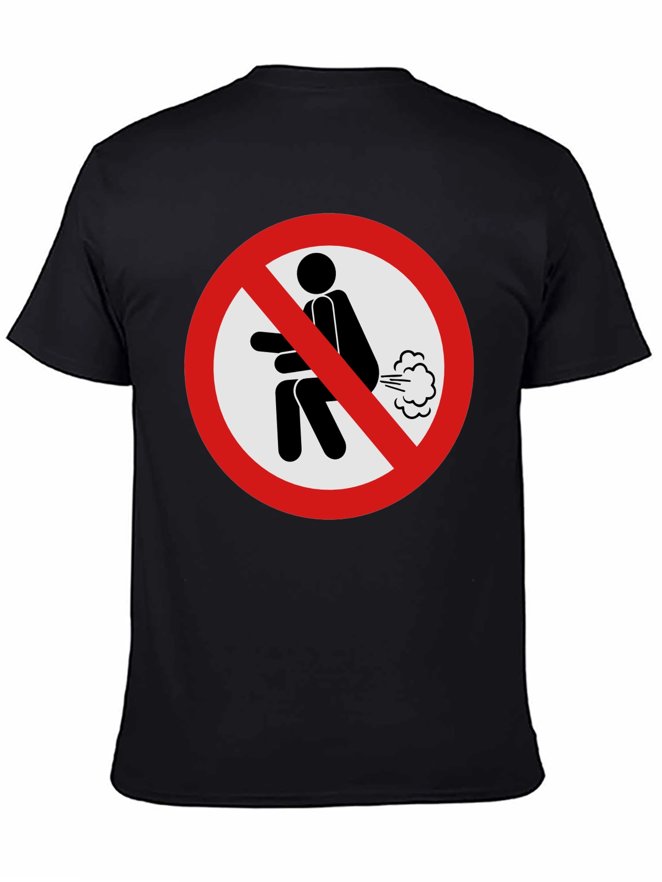 Funny No Farting Symbol T-Shirt