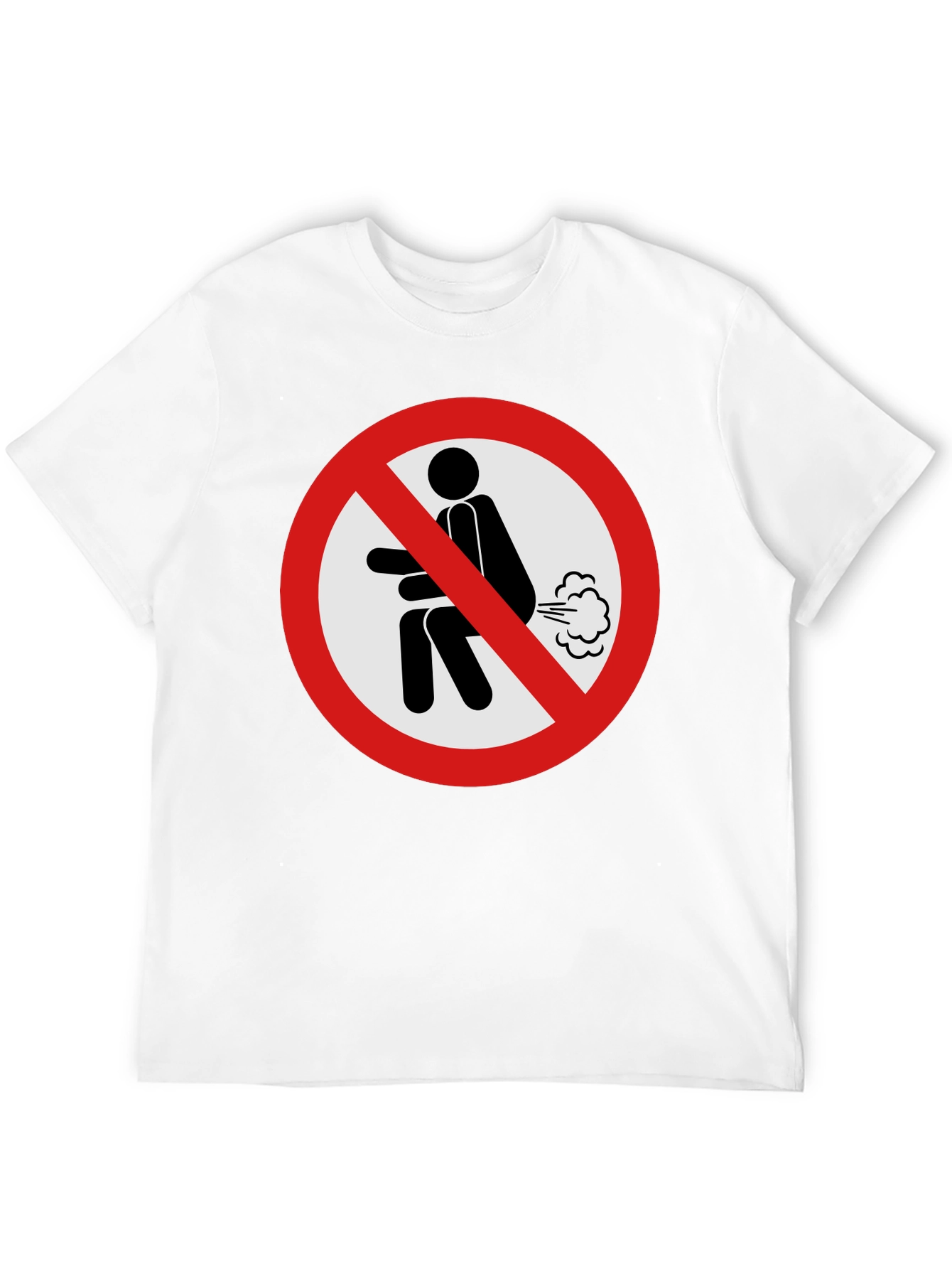 Funny No Farting Symbol T-Shirt