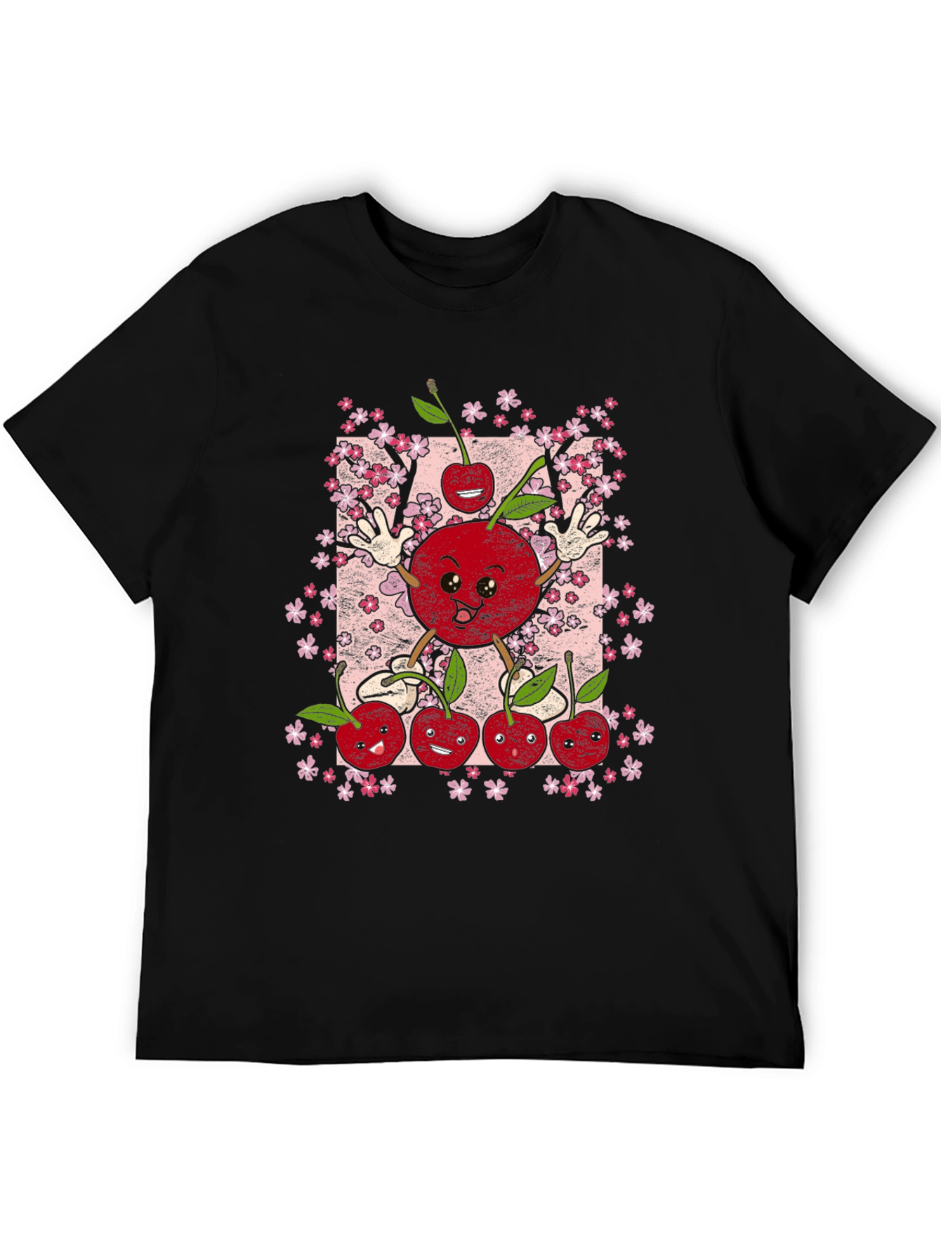 Cherry Blossom T-Shirt - Cute Fruit Graphic Tee