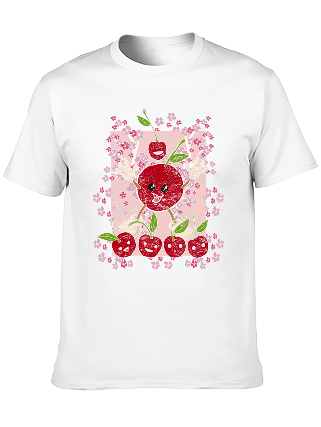Cherry Blossom T-Shirt - Cute Fruit Graphic Tee
