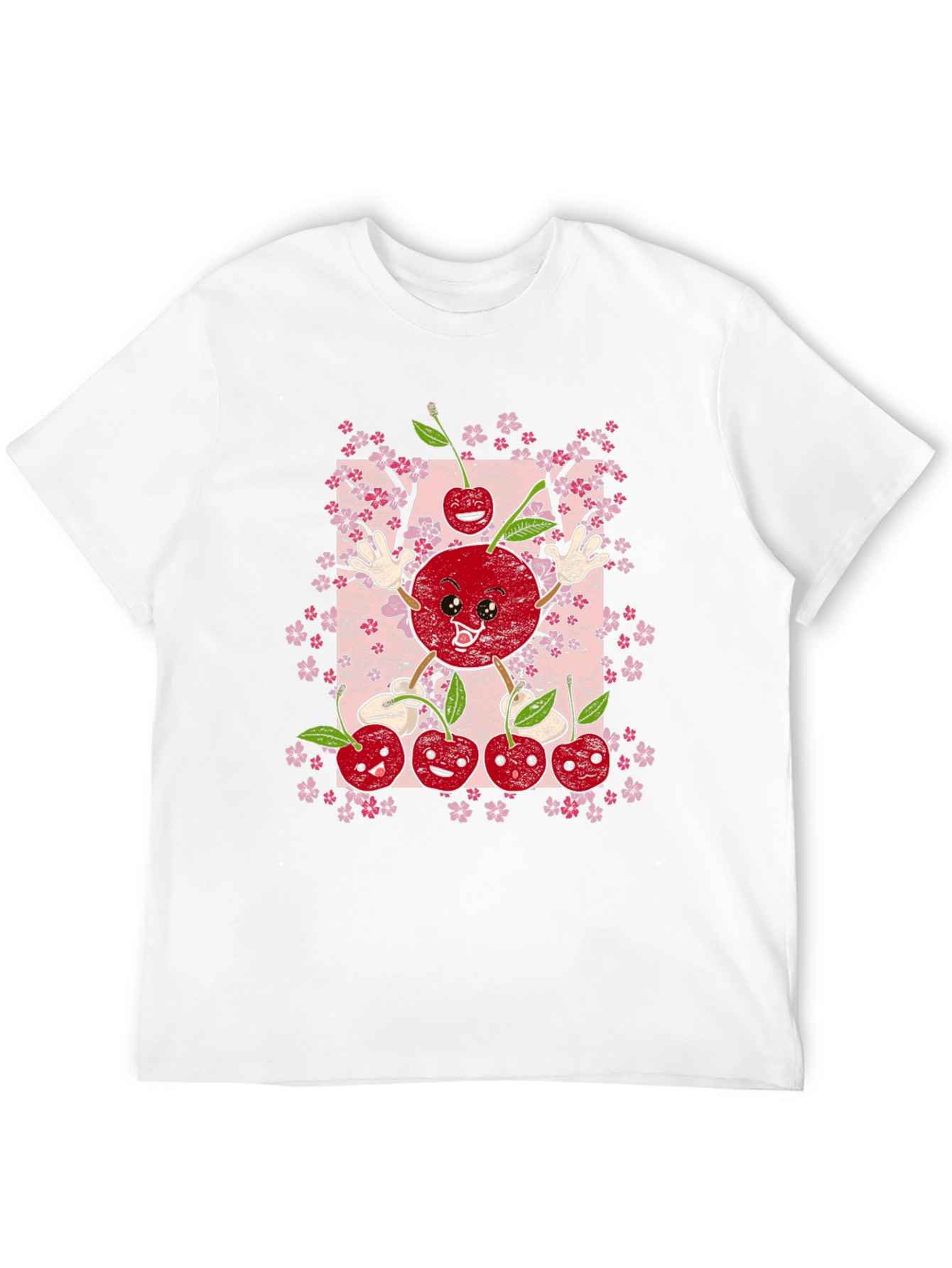 Cherry Blossom T-Shirt - Cute Fruit Graphic Tee