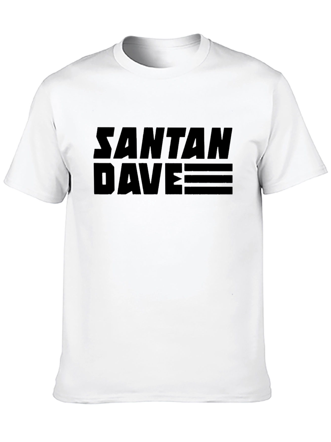 Santan Dave Black T-Shirt - Modern Style