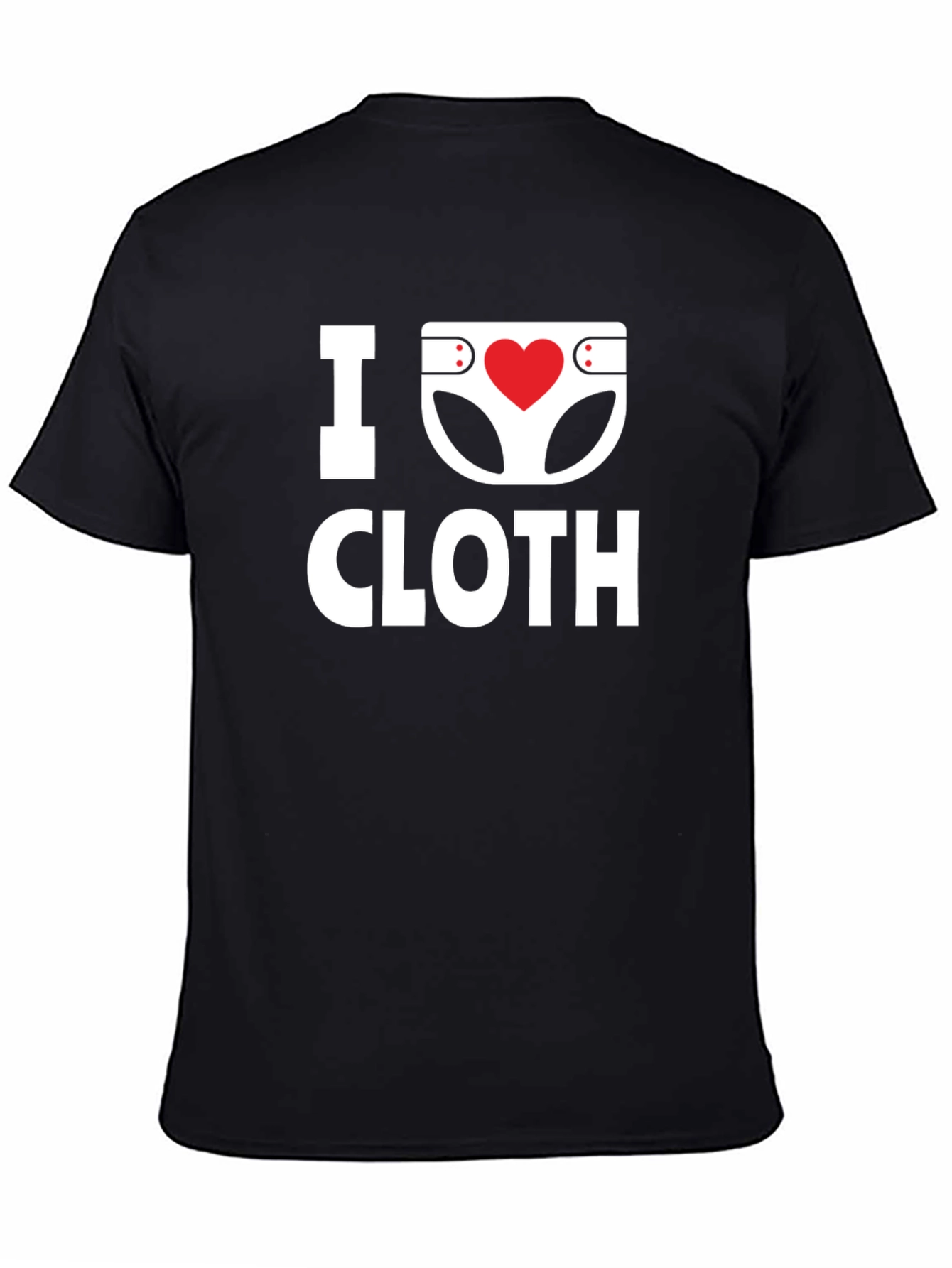 I Love Cloth Diapers T-Shirt - Soft Cotton Tee