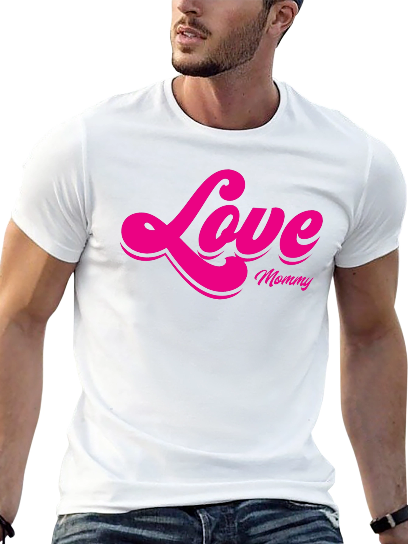 Love Mommy Graphic T-Shirt - Black