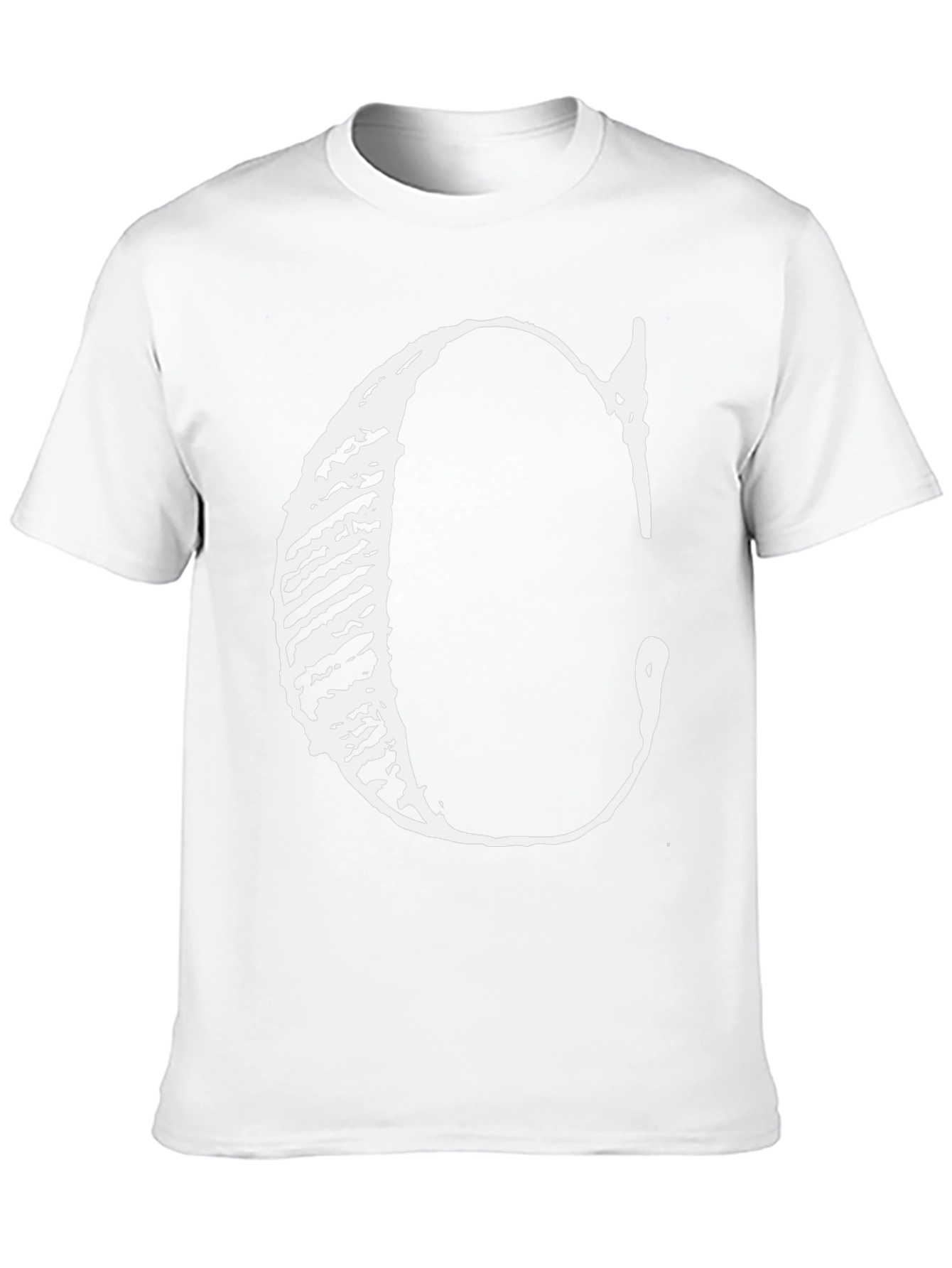 Bold Letter C Graphic Tee - Black