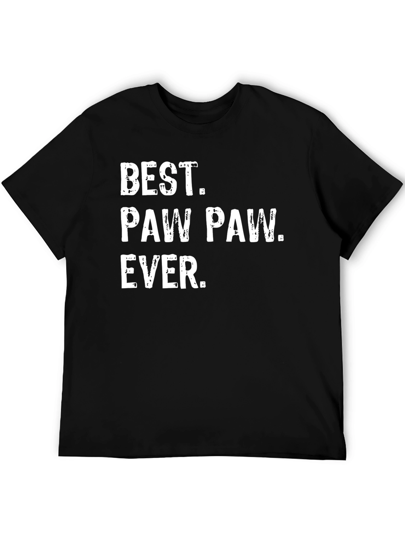Best Paw Paw Ever T-Shirt - Black