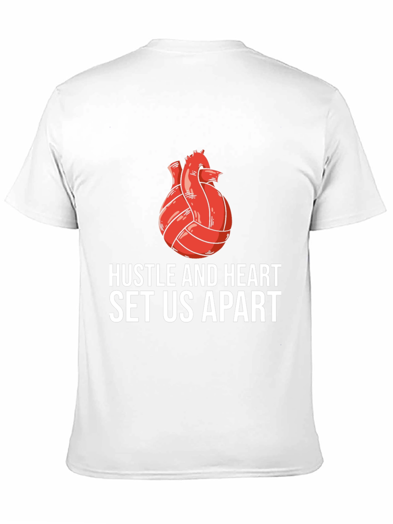 Hustle and Heart Volleyball Graphic Tee