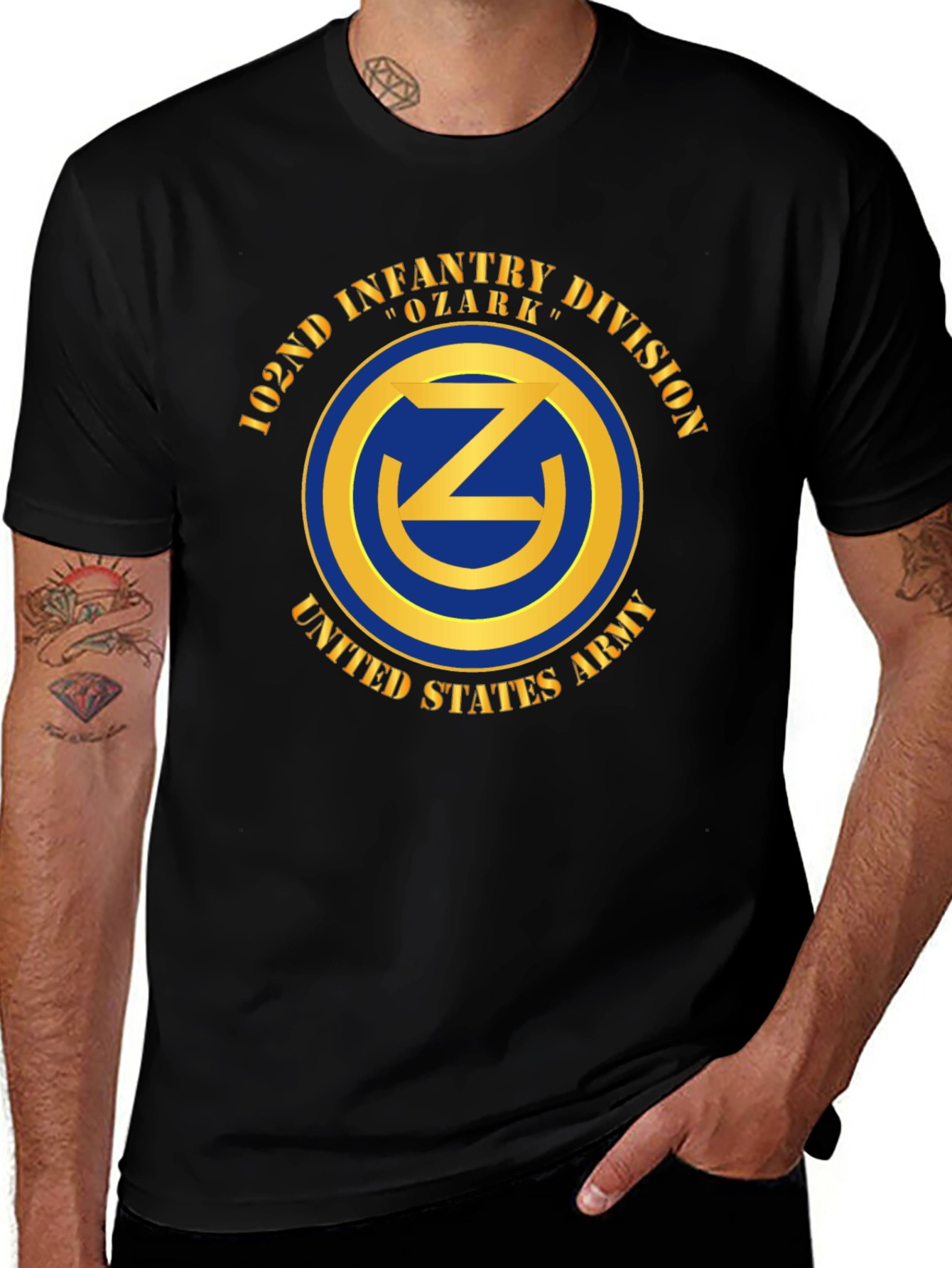 102nd Infantry Division T-Shirt - Ozark - US Army