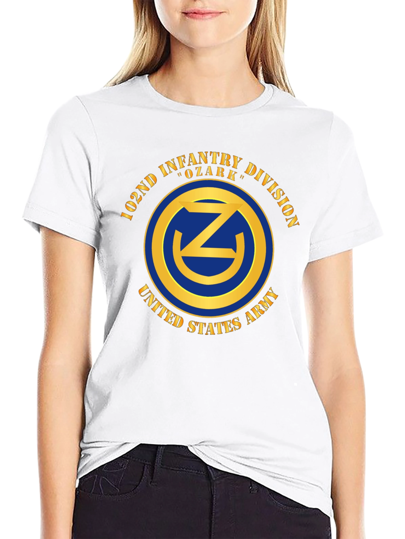 102nd Infantry Division T-Shirt - Ozark - US Army