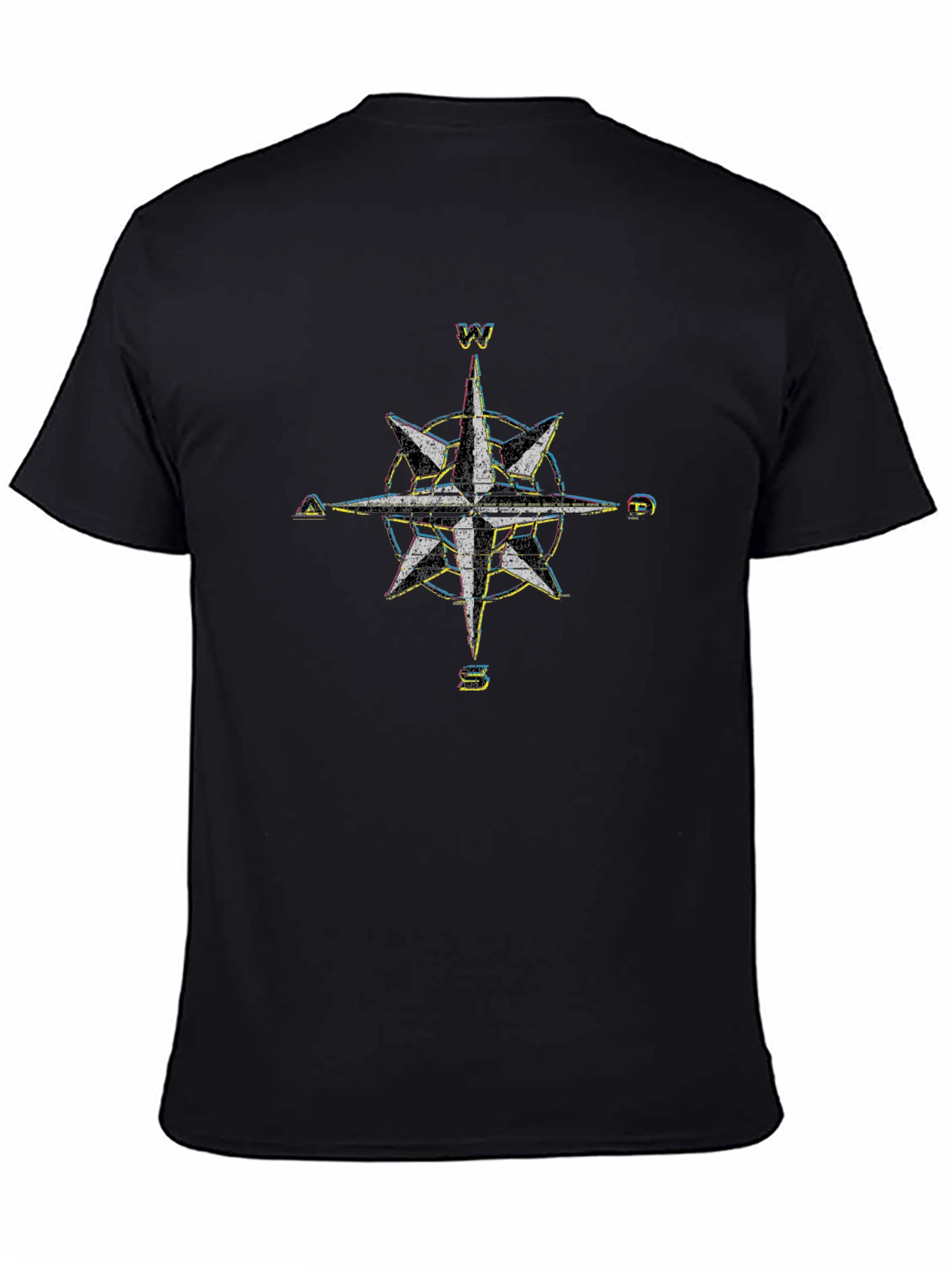Compass Graphic Black T-Shirt
