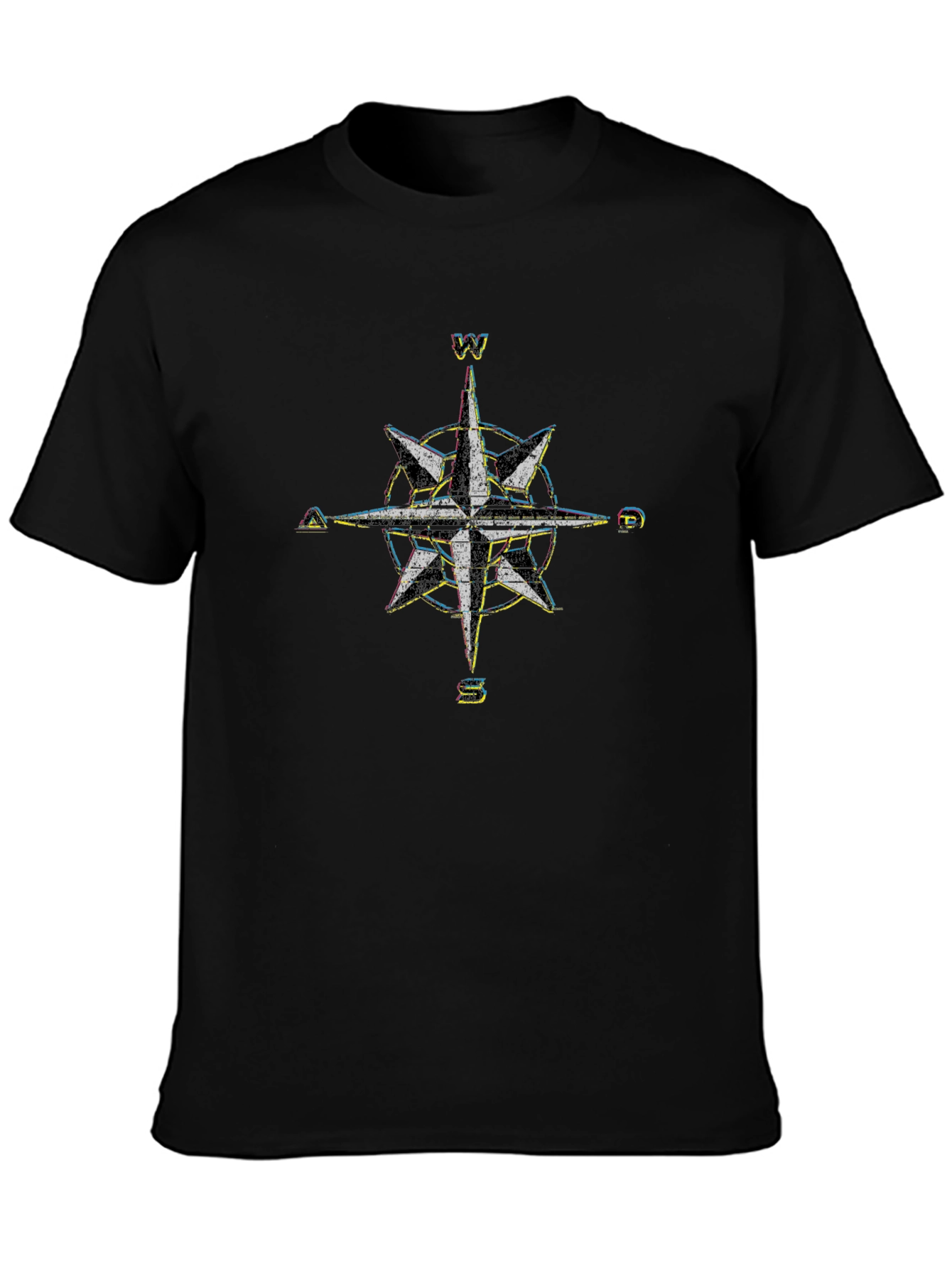Compass Graphic Black T-Shirt