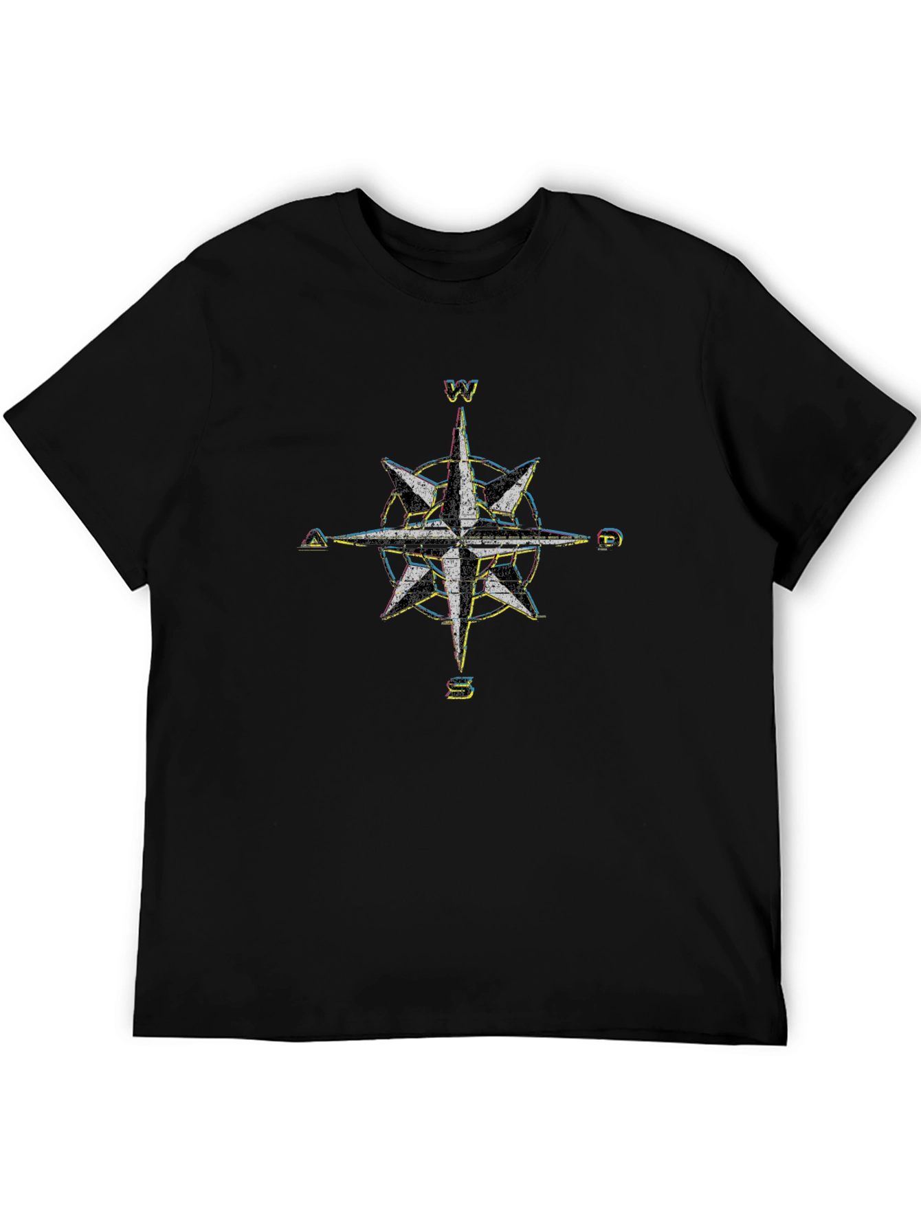 Compass Graphic Black T-Shirt