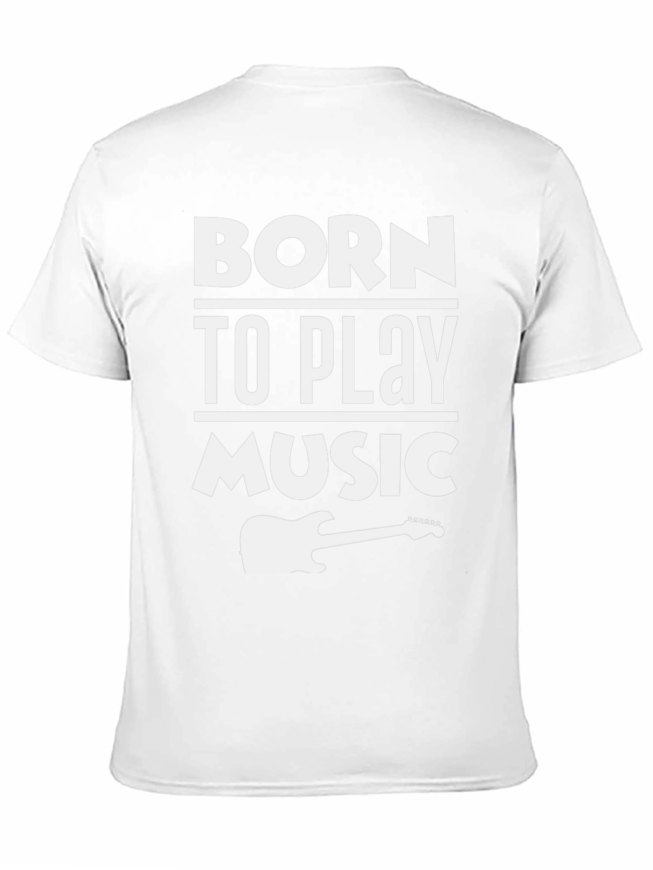 Born To Play Music Graphic T-Shirt