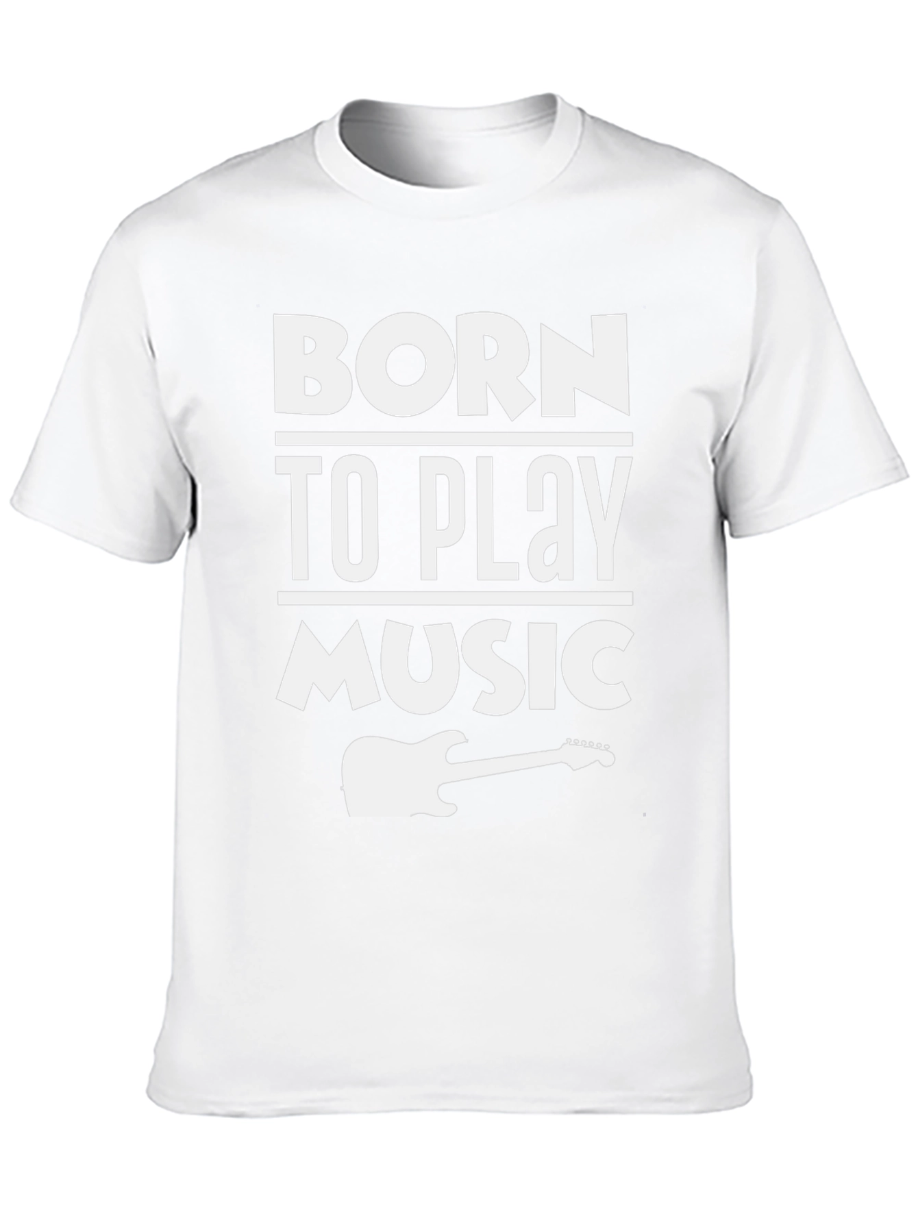 Born To Play Music Graphic T-Shirt