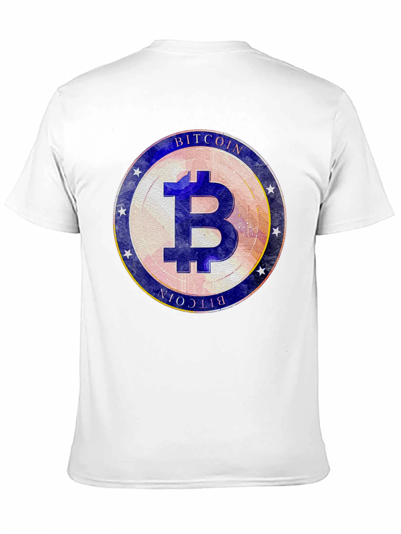 Bitcoin Emblem Black T-Shirt