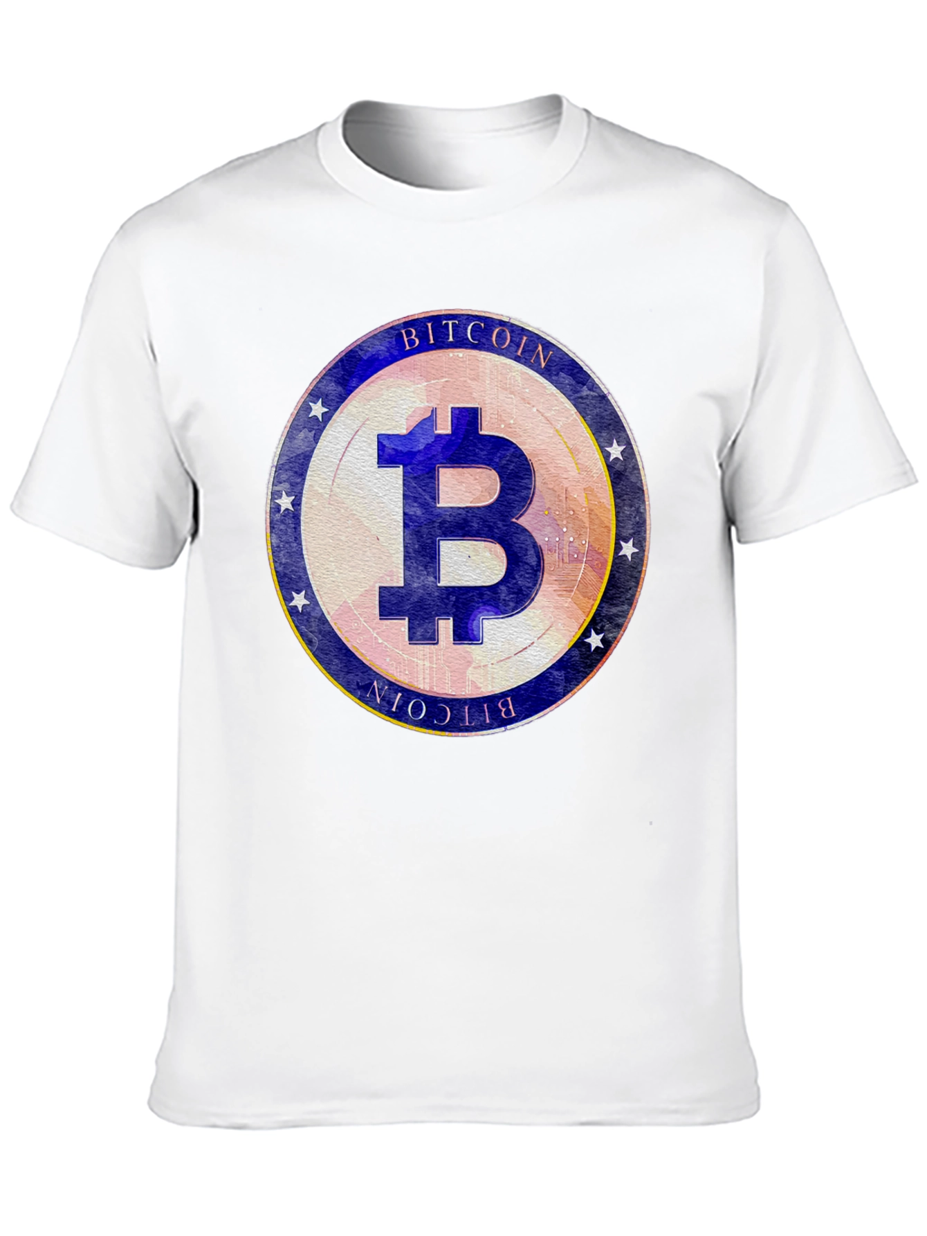 Bitcoin Emblem Black T-Shirt