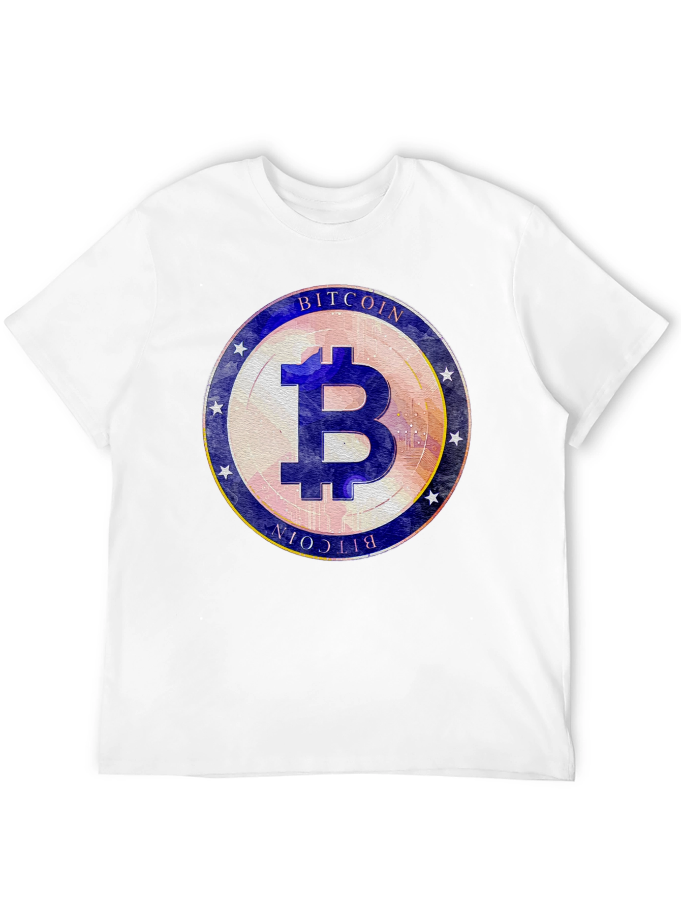 Bitcoin Emblem Black T-Shirt