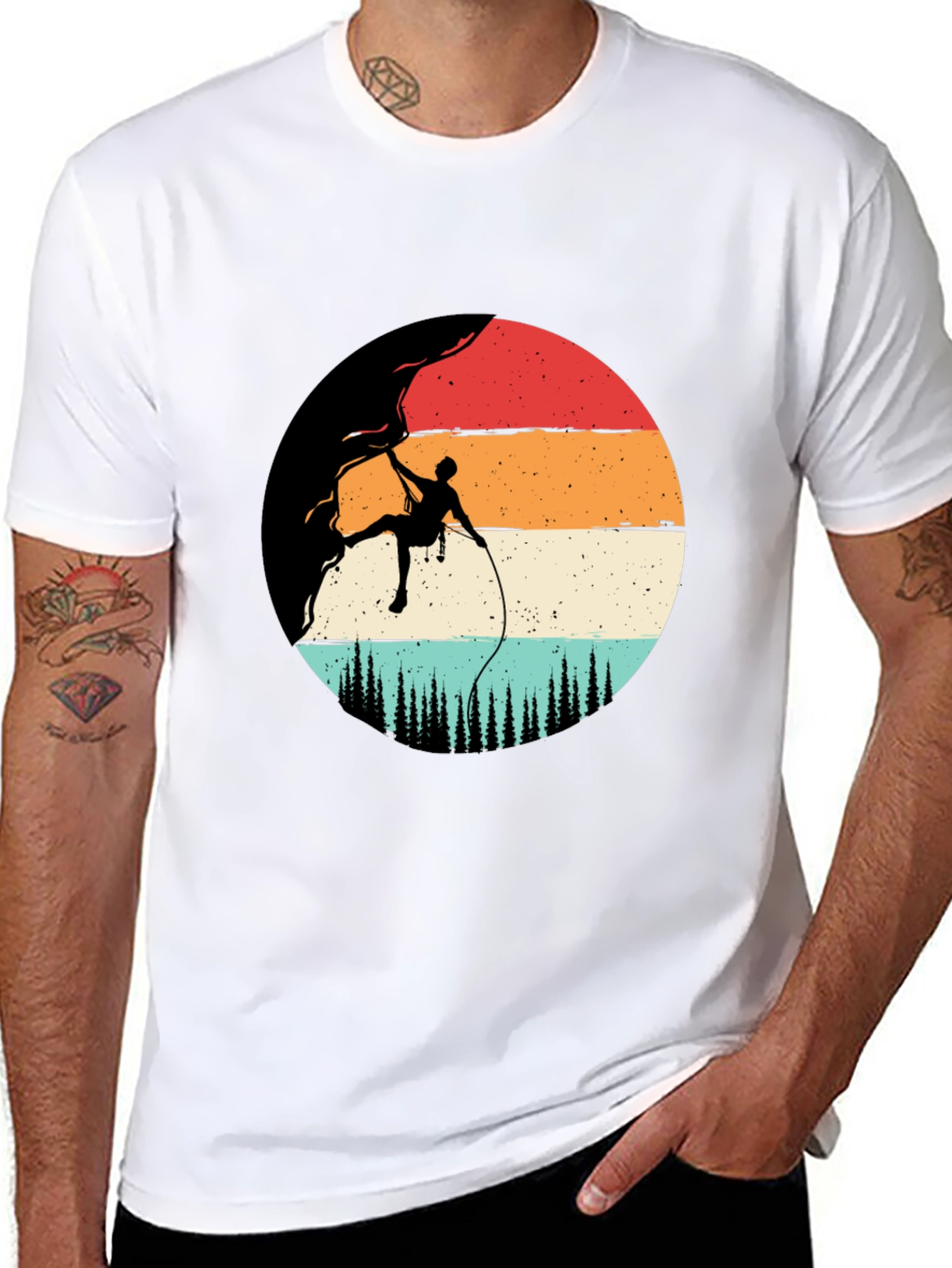 Climbing Sunset Graphic Tee - Adventure Ready