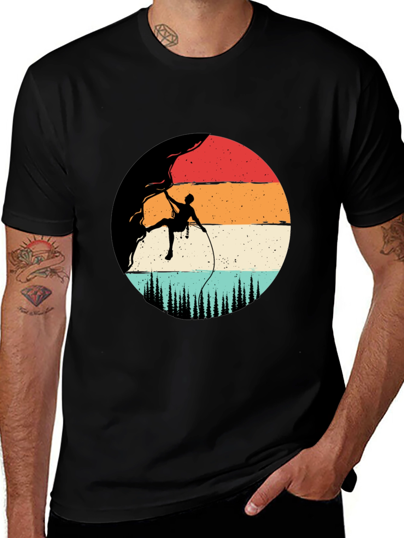 Climbing Sunset Graphic Tee - Adventure Ready