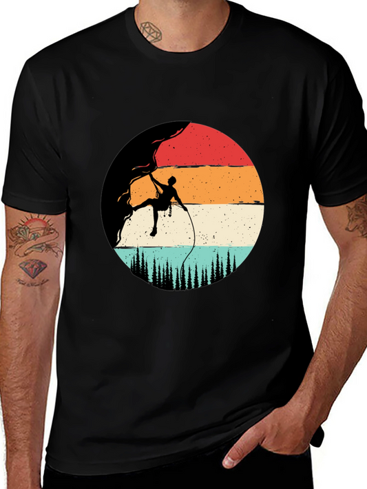 Climbing Sunset Graphic Tee - Adventure Ready