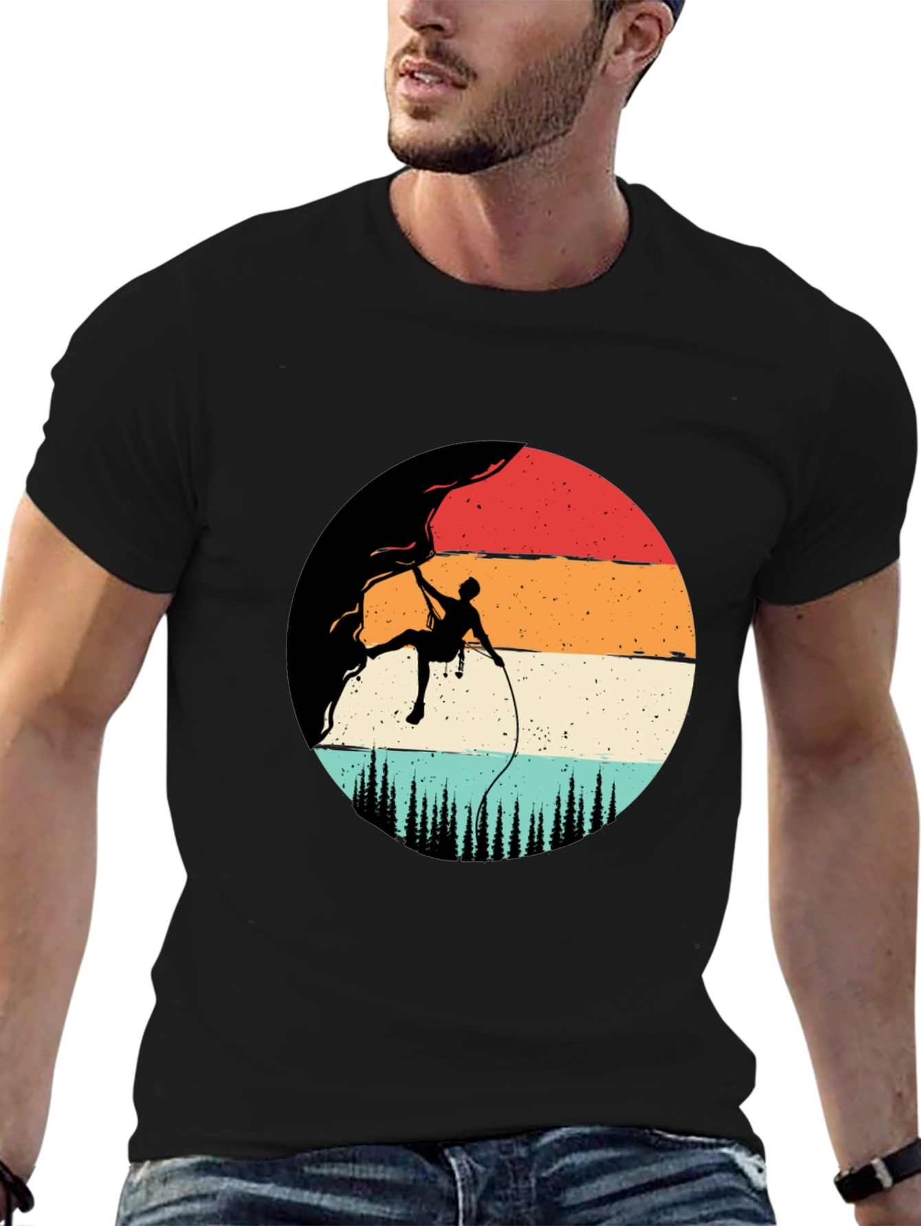 Climbing Sunset Graphic Tee - Adventure Ready