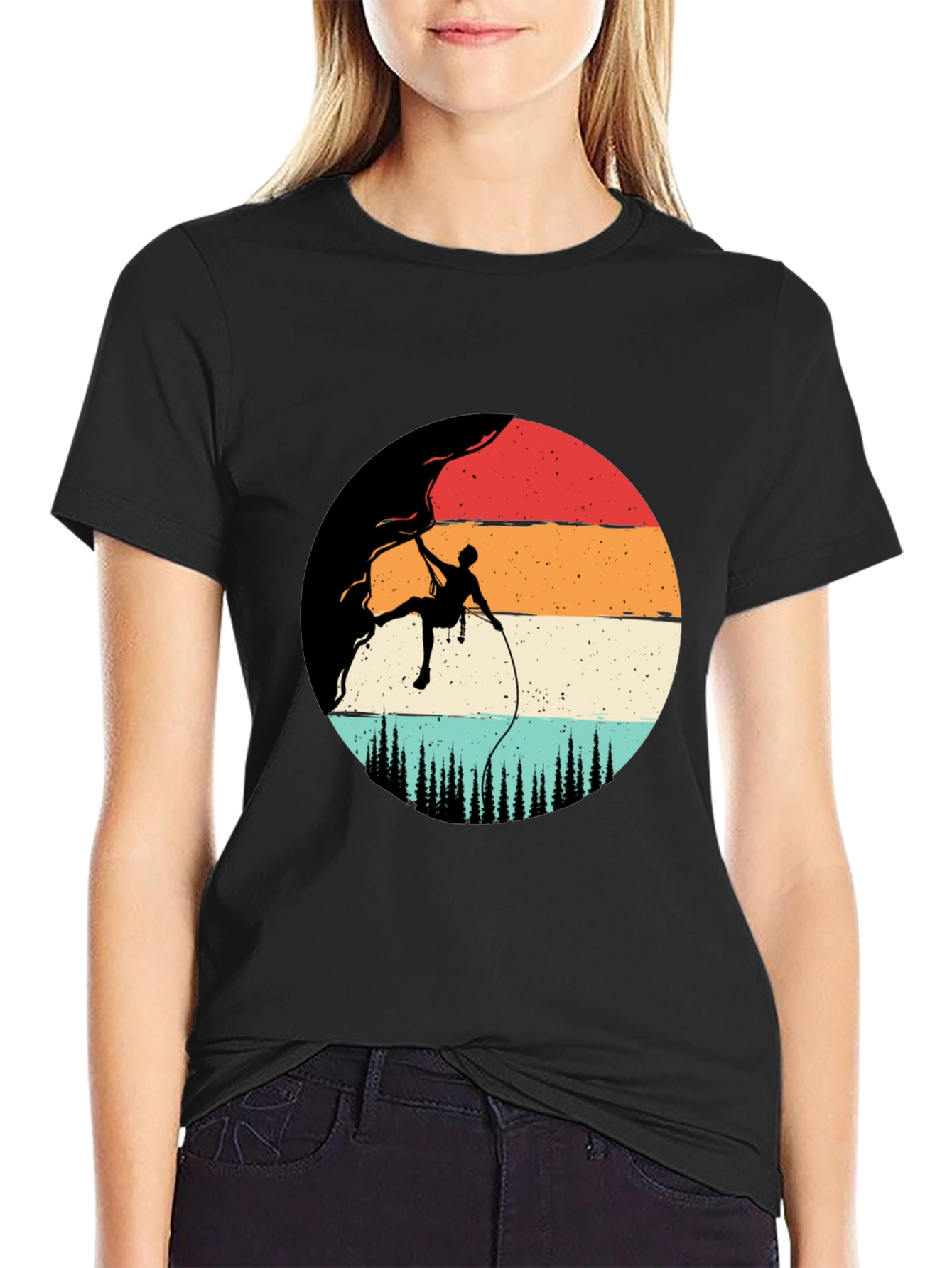 Climbing Sunset Graphic Tee - Adventure Ready
