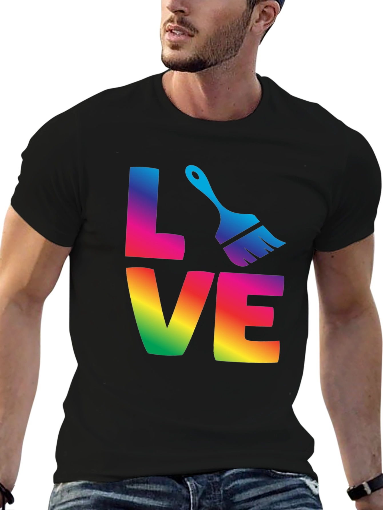 Colorful Painter Love T-Shirt