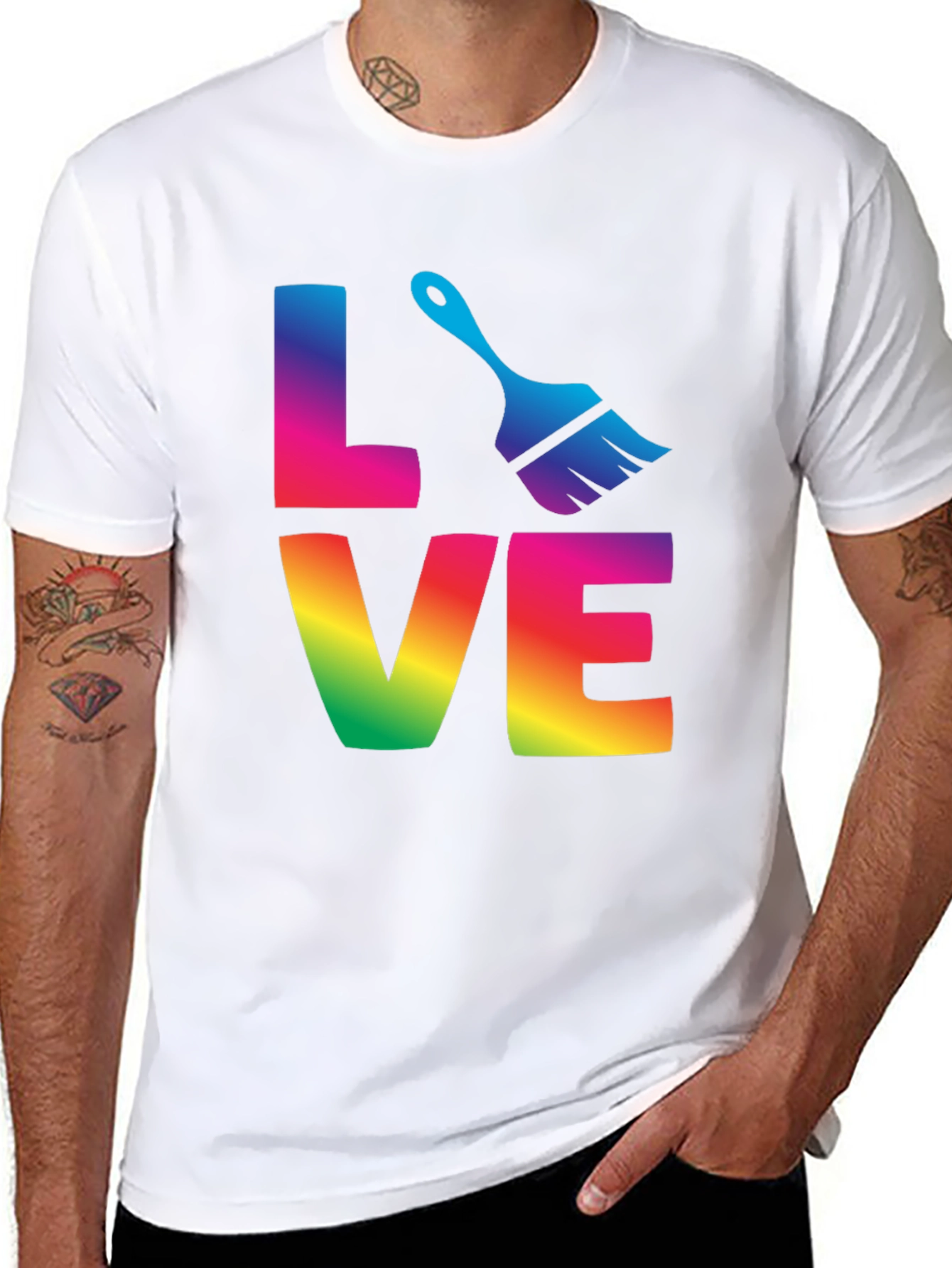 Colorful Painter Love T-Shirt