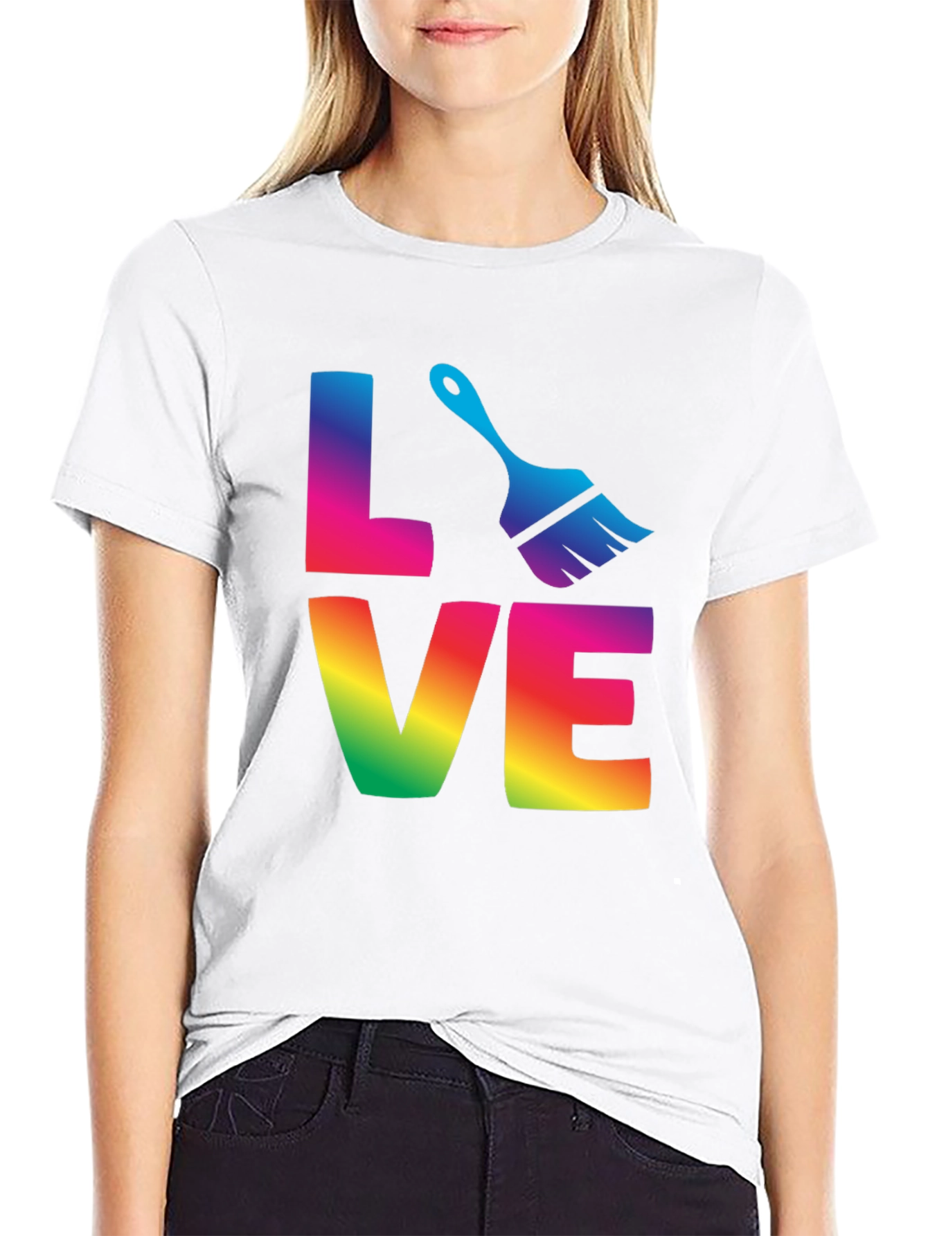 Colorful Painter Love T-Shirt