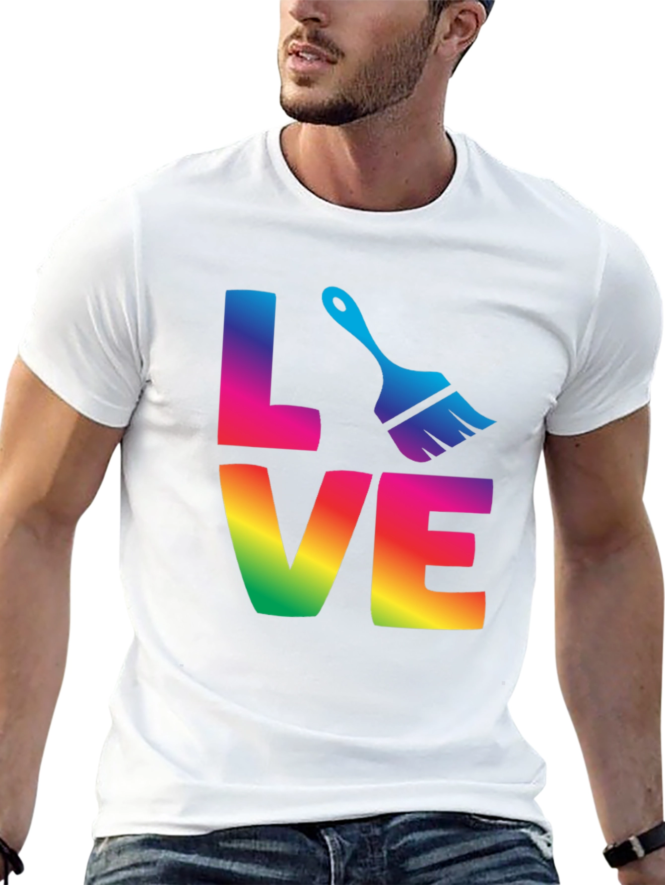 Colorful Painter Love T-Shirt