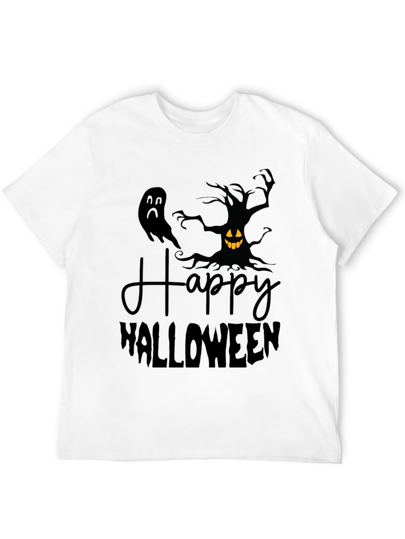 Happy Halloween Graphic Tee - Spooky Season Shirt